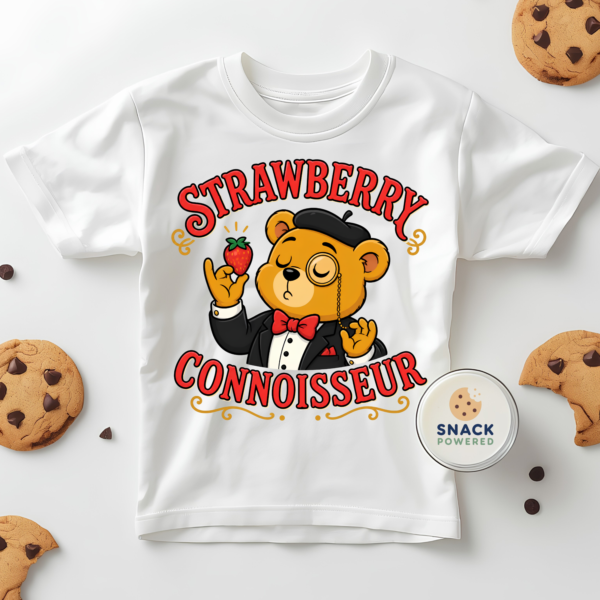 Strawberry Connoisseur - Toddler Short Sleeve Tee
