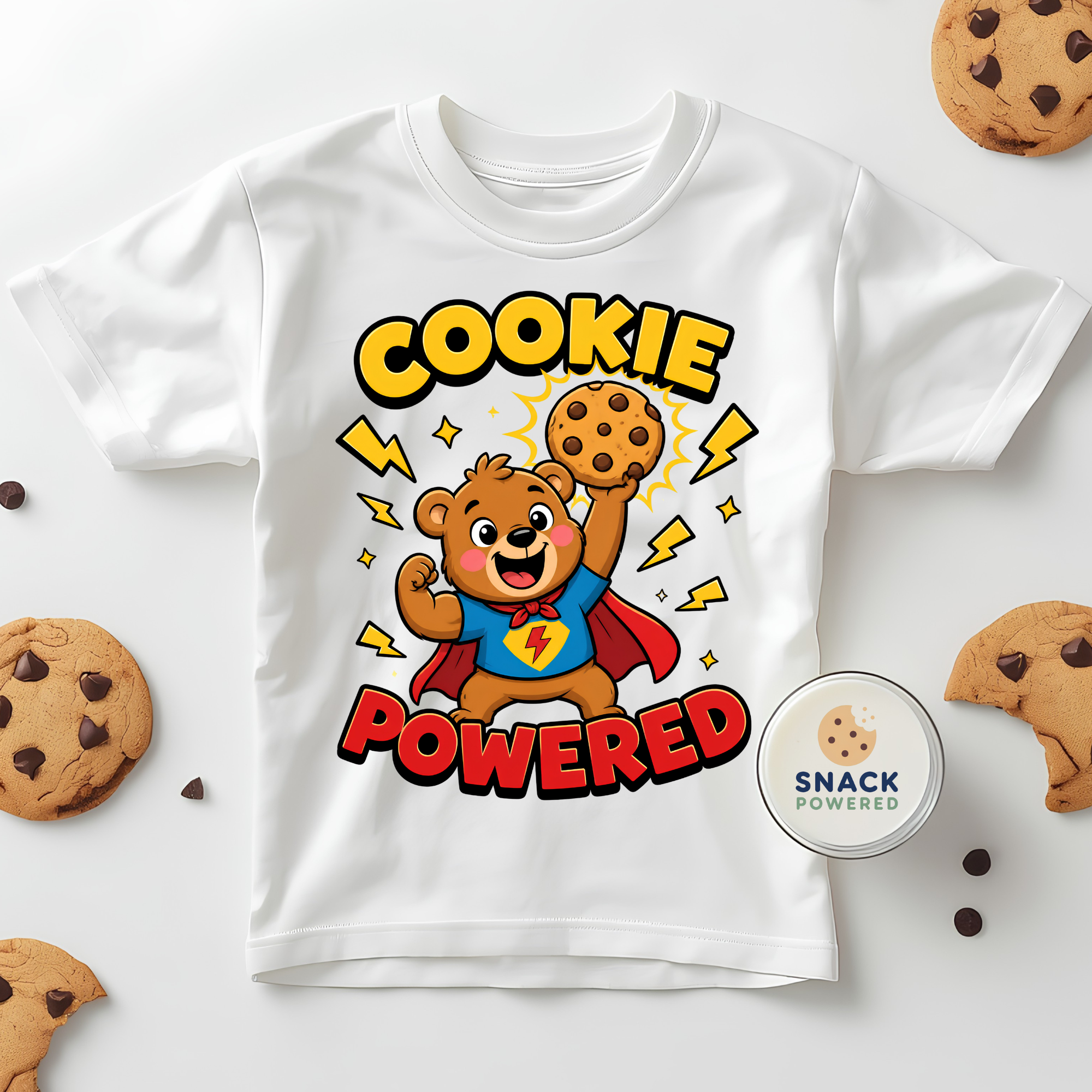 Cookie Powered - Toddler Short Sleeve Tee