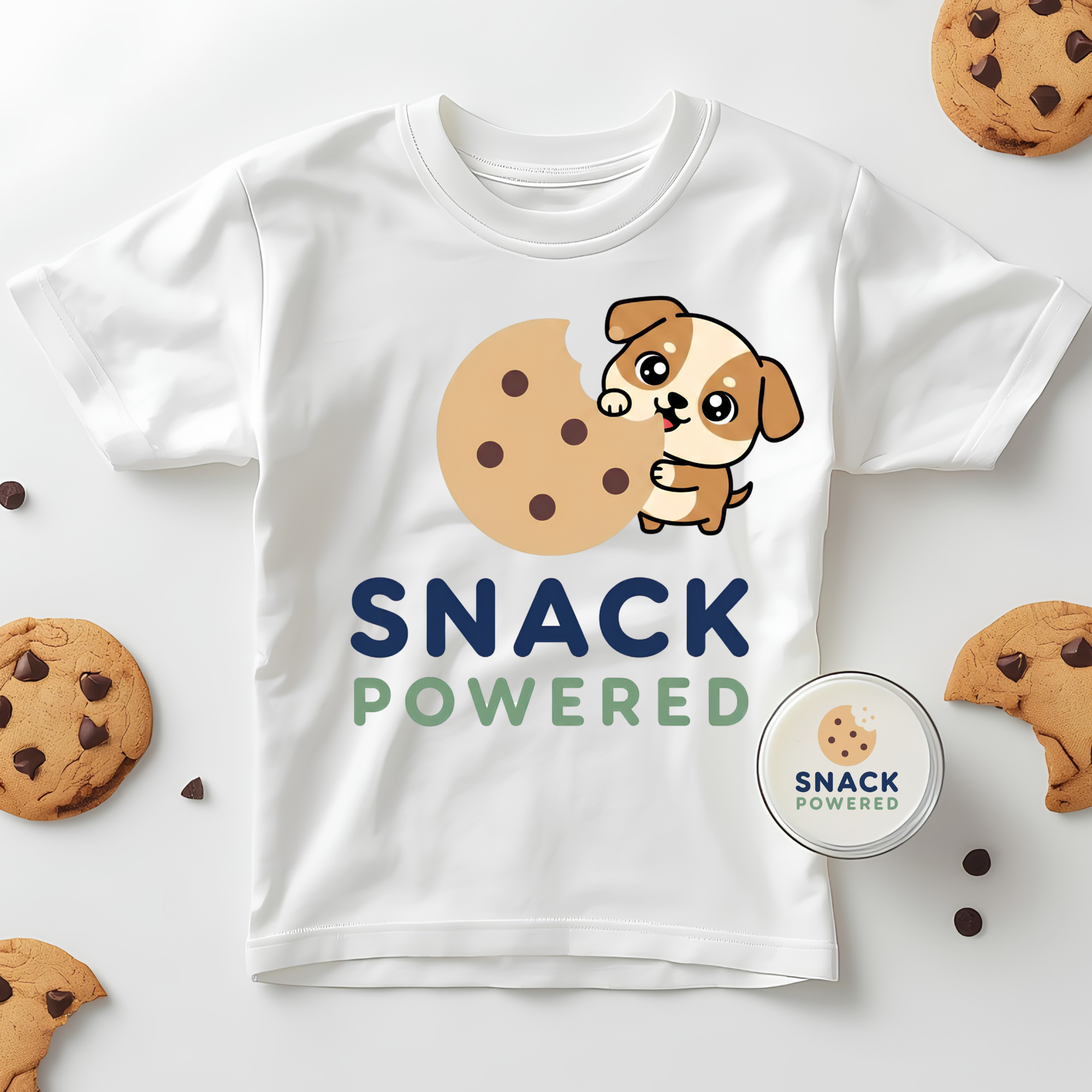 Snack Powered Dog - Toddler Short Sleeve Tee