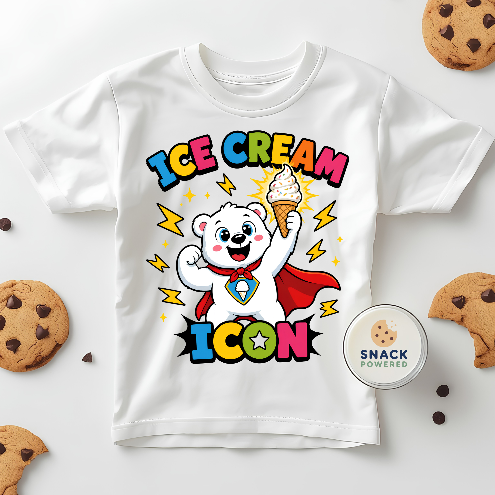 Ice Cream Icon - Toddler Short Sleeve Tee