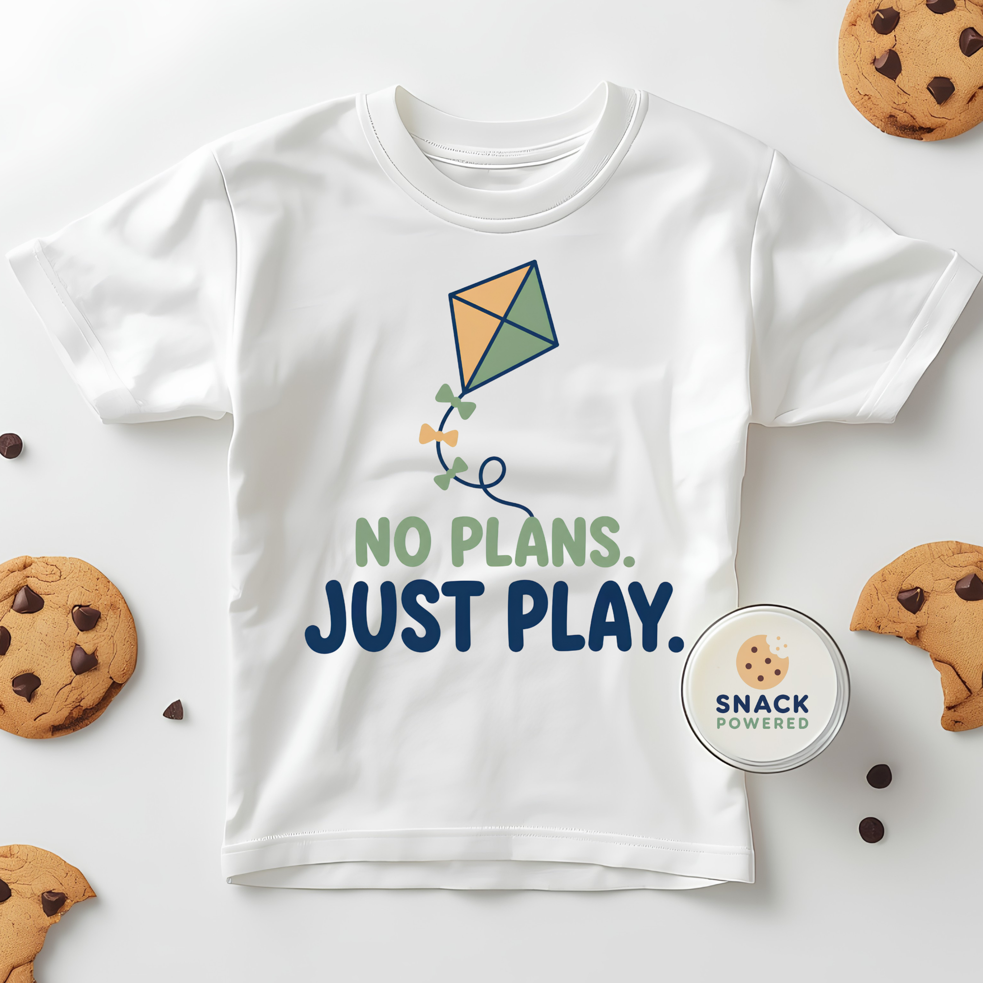 No Plans. Just Play. - Toddler Short Sleeve Tee