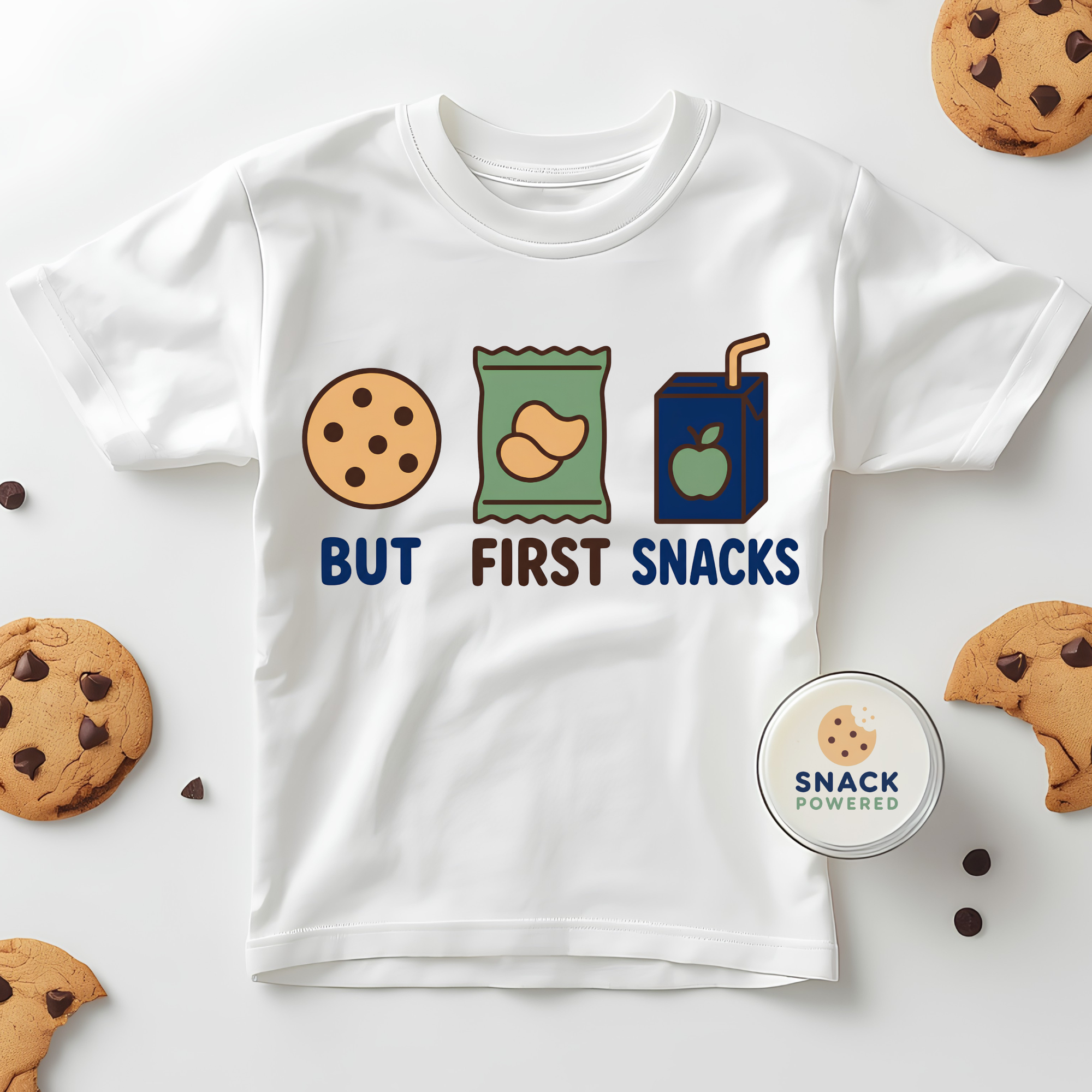 But First Snacks - Toddler Short Sleeve Tee