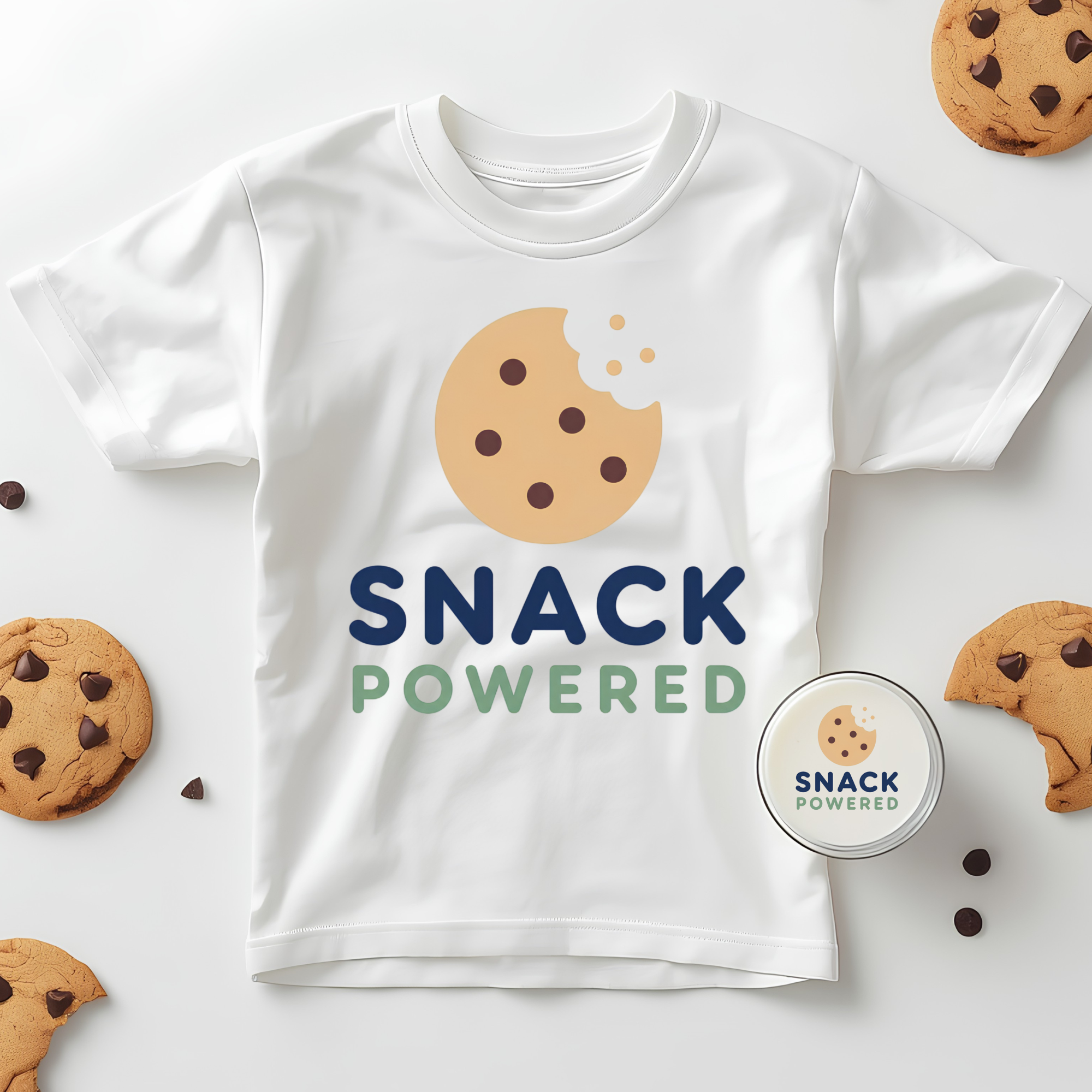 Snack Powered Toddler Short Sleeve Tee