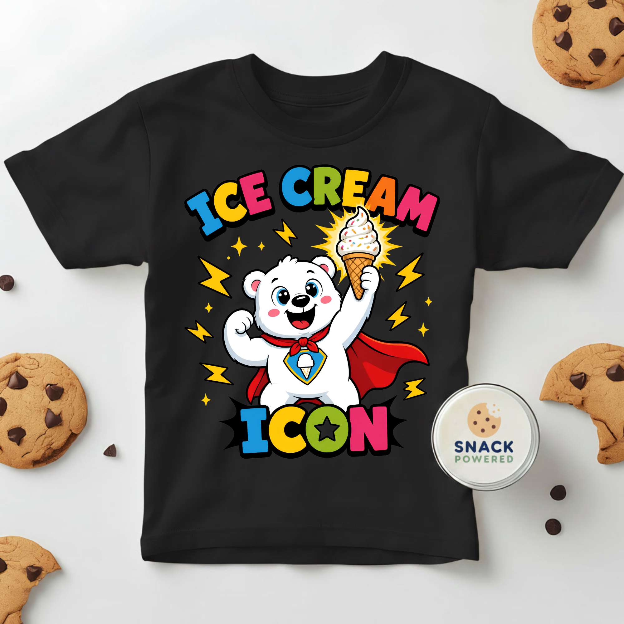 Ice Cream Icon - Toddler Short Sleeve Tee