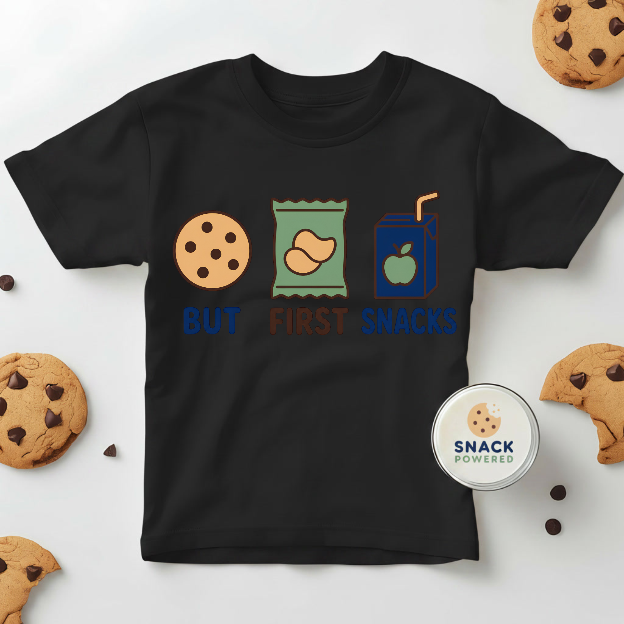 But First Snacks - Toddler Short Sleeve Tee
