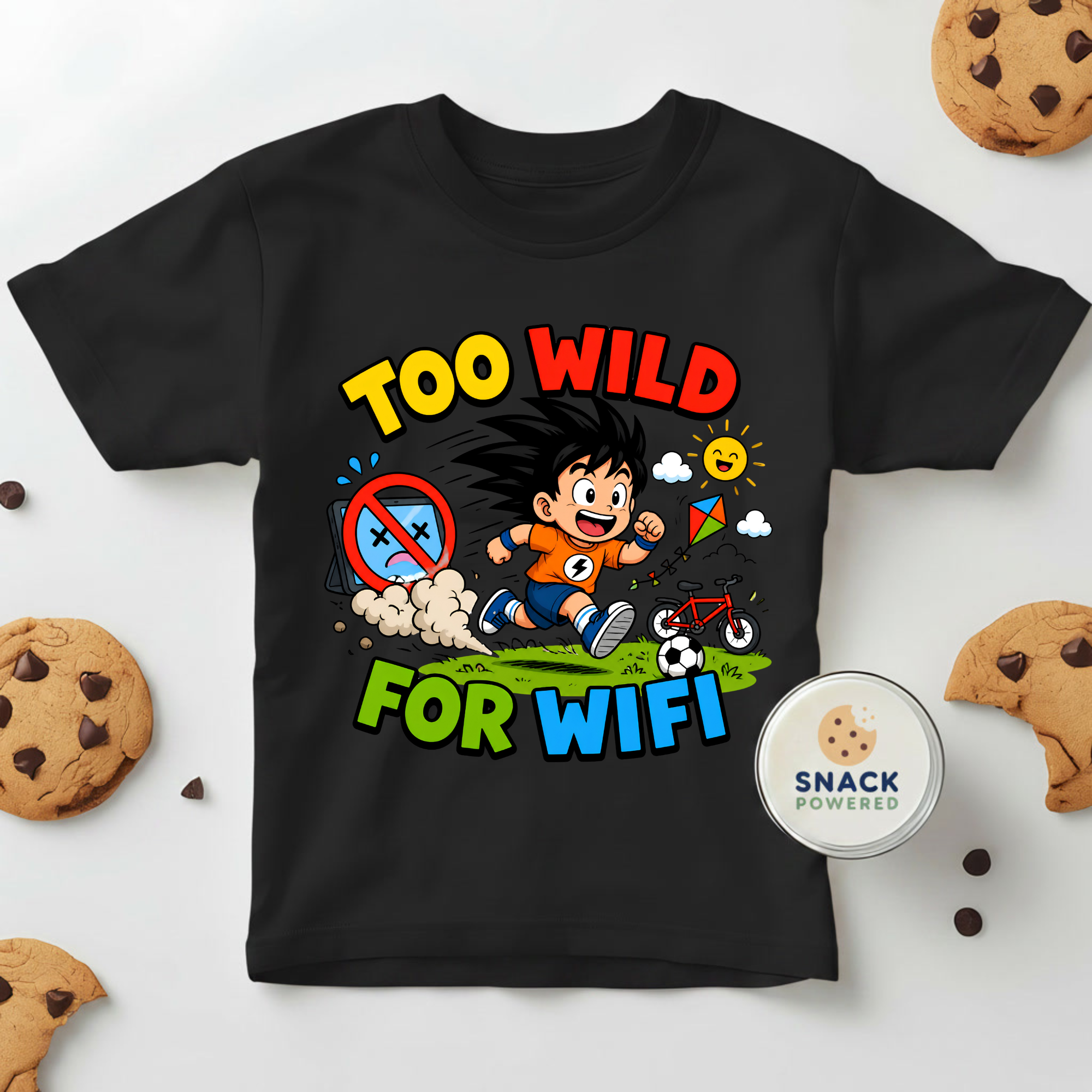 Too Wild for Wifi - Toddler Short Sleeve Tee
