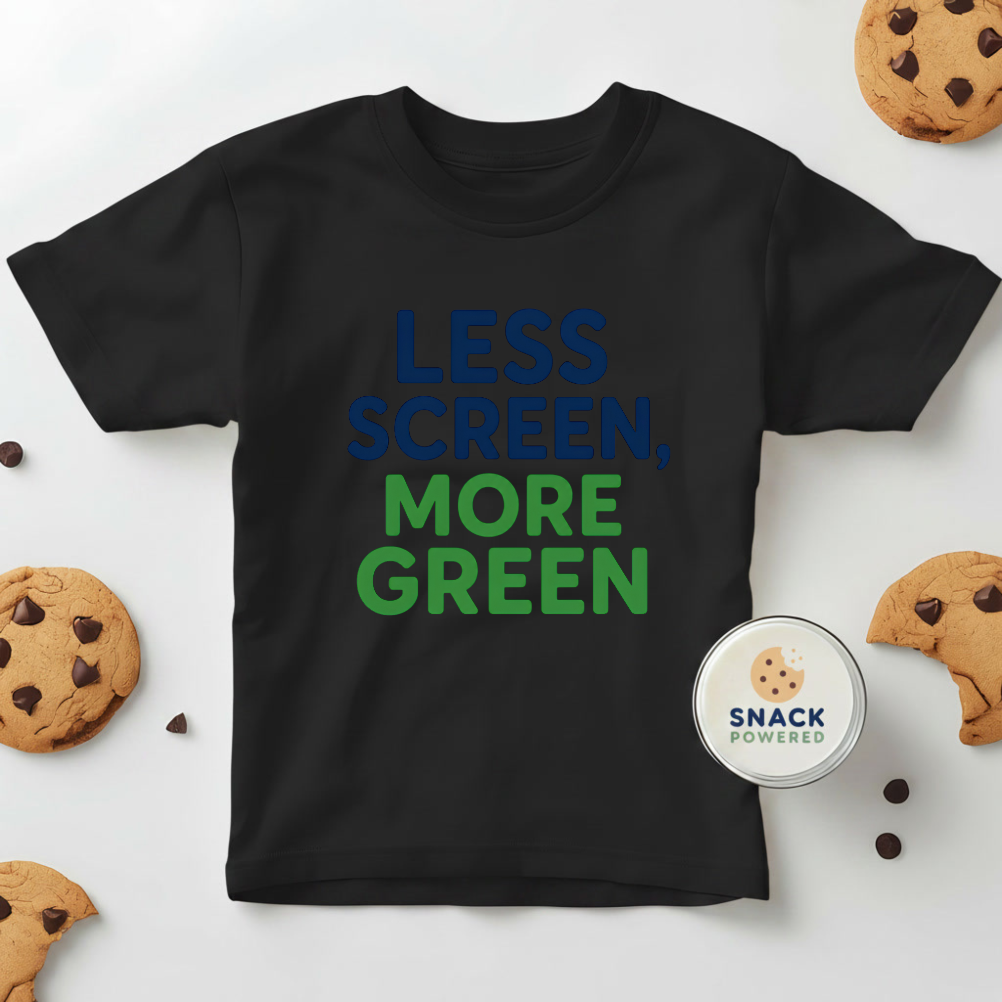Less Screen, More Green - Toddler Short Sleeve Tee