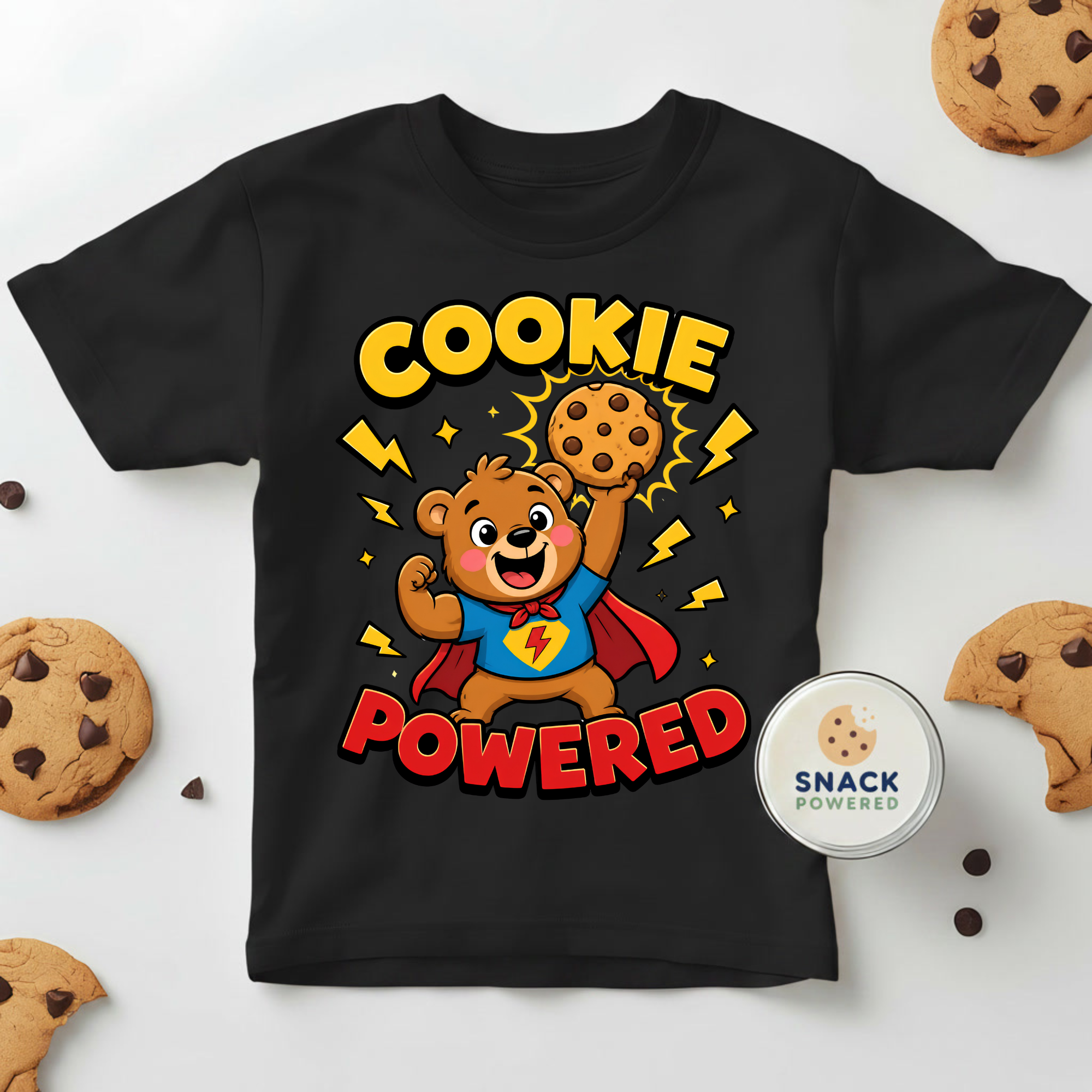 Cookie Powered - Toddler Short Sleeve Tee