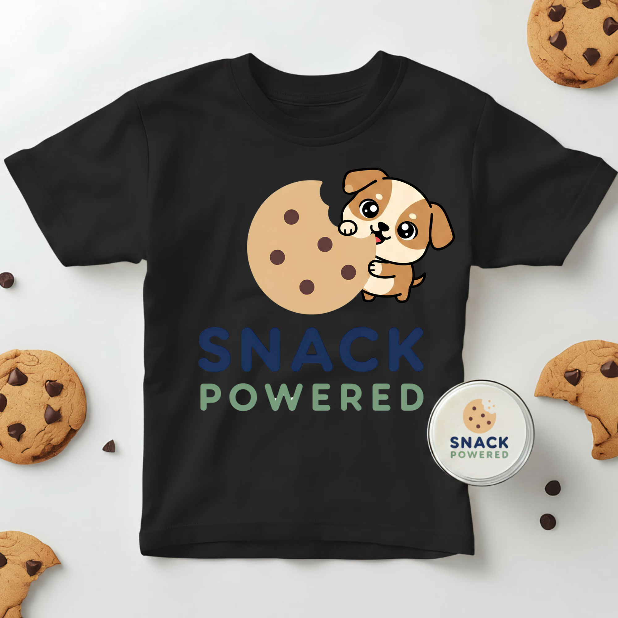 Snack Powered Dog - Toddler Short Sleeve Tee