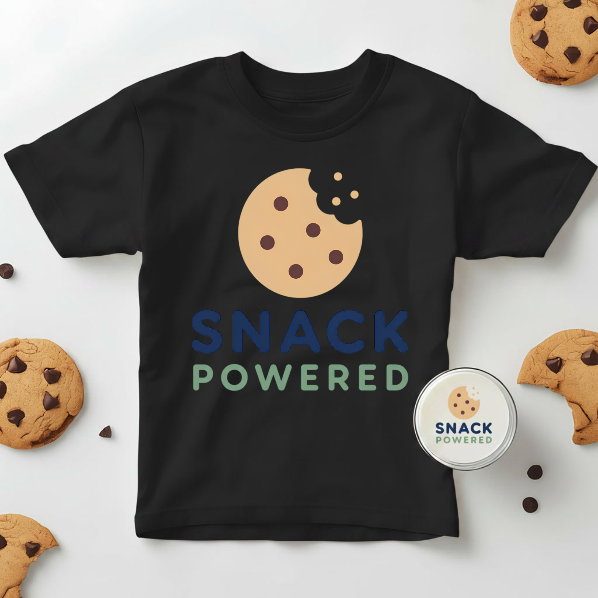 Snack Powered Toddler Short Sleeve Tee