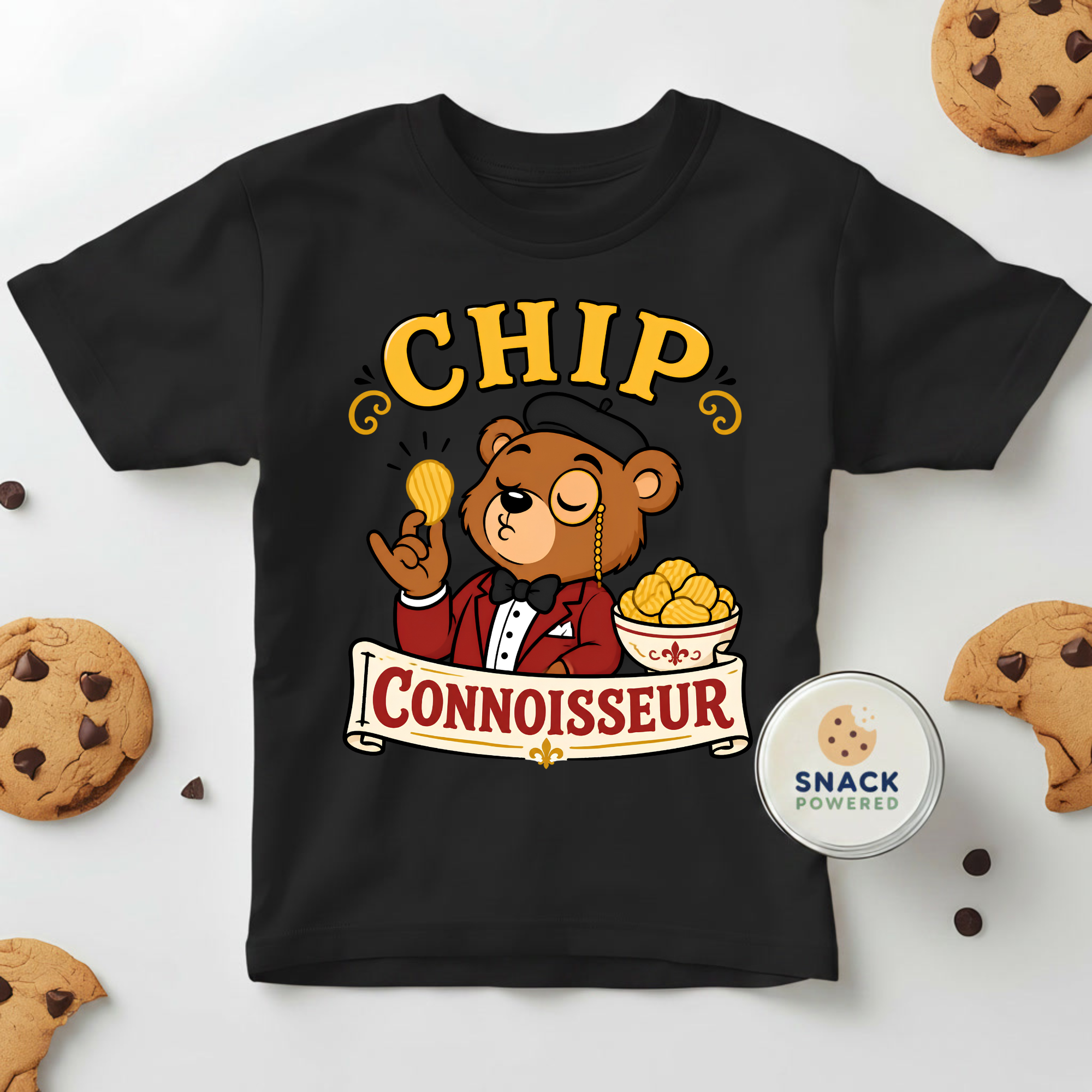 Chip Connoisseur - Toddler Short Sleeve Tee