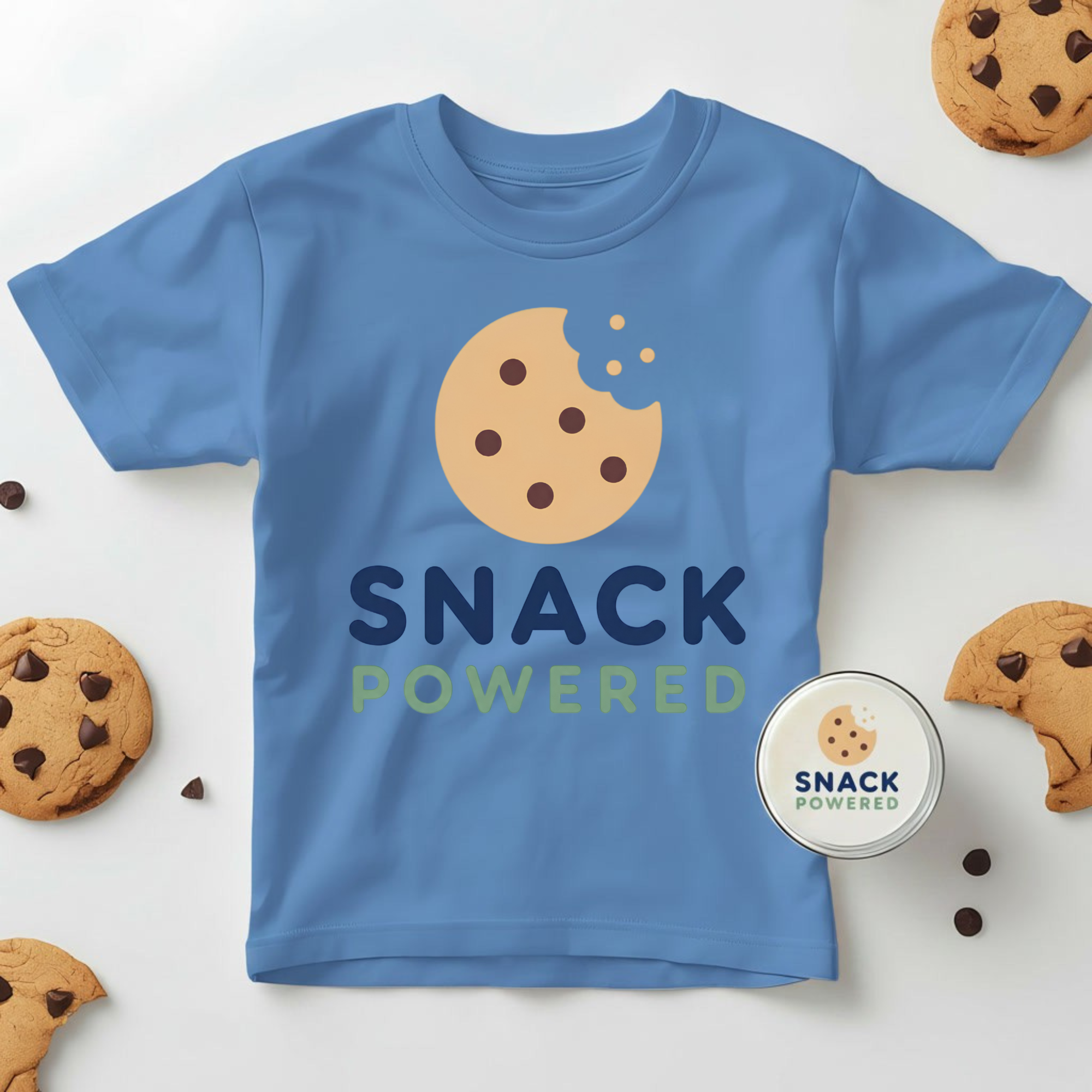 Snack Powered Toddler Short Sleeve Tee