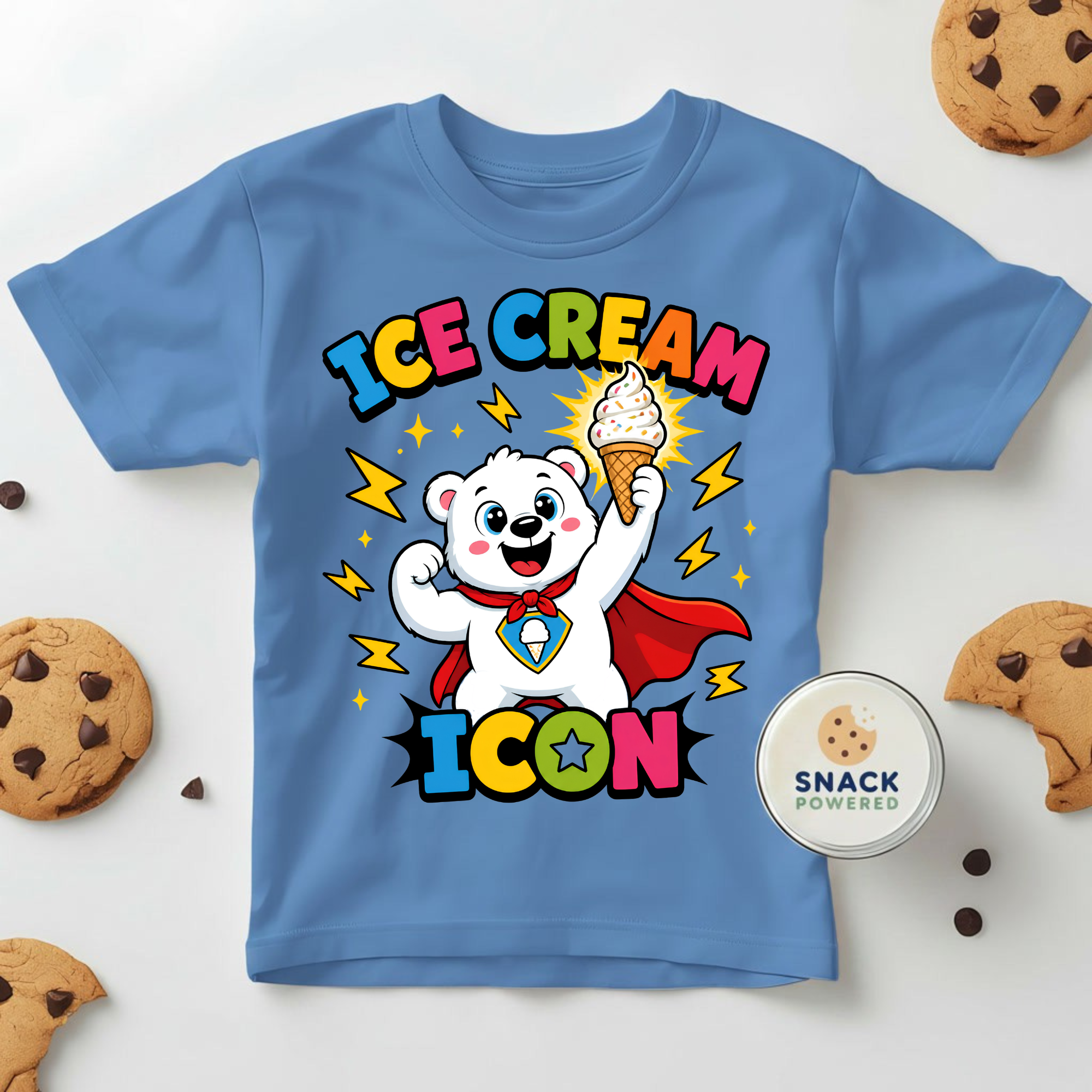 Ice Cream Icon - Toddler Short Sleeve Tee