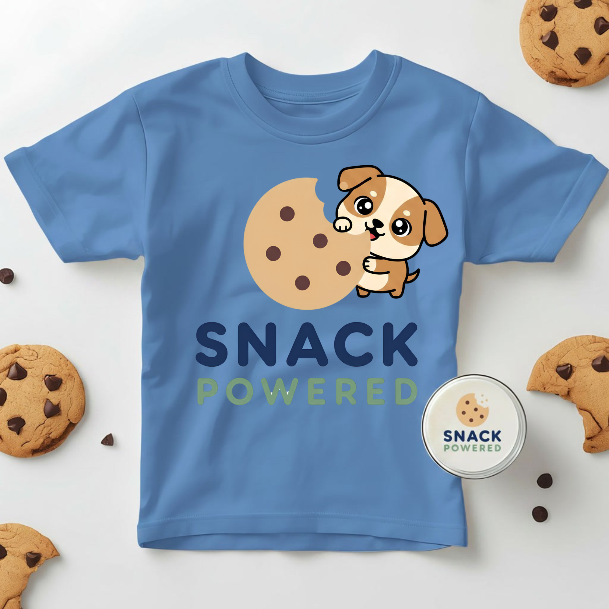Snack Powered Dog - Toddler Short Sleeve Tee