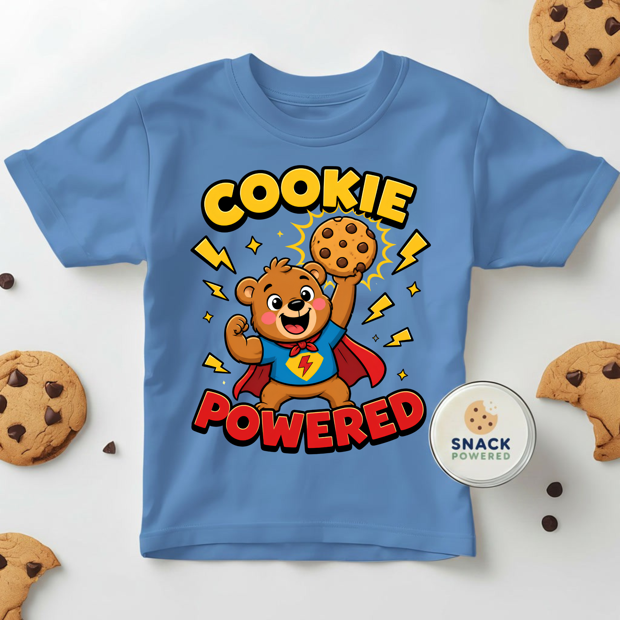 Cookie Powered - Toddler Short Sleeve Tee