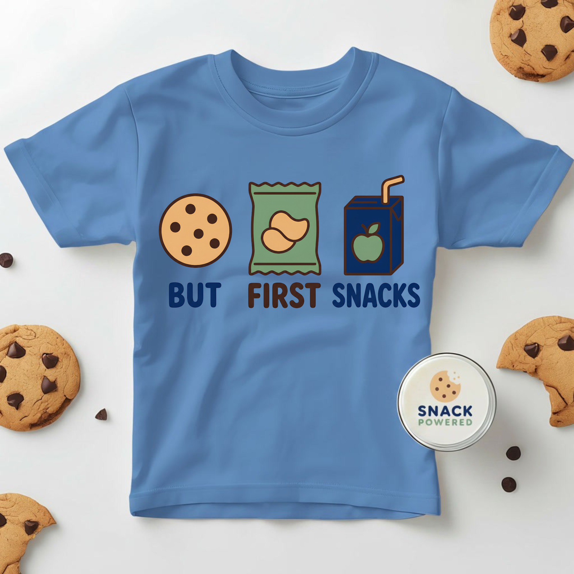 But First Snacks - Toddler Short Sleeve Tee