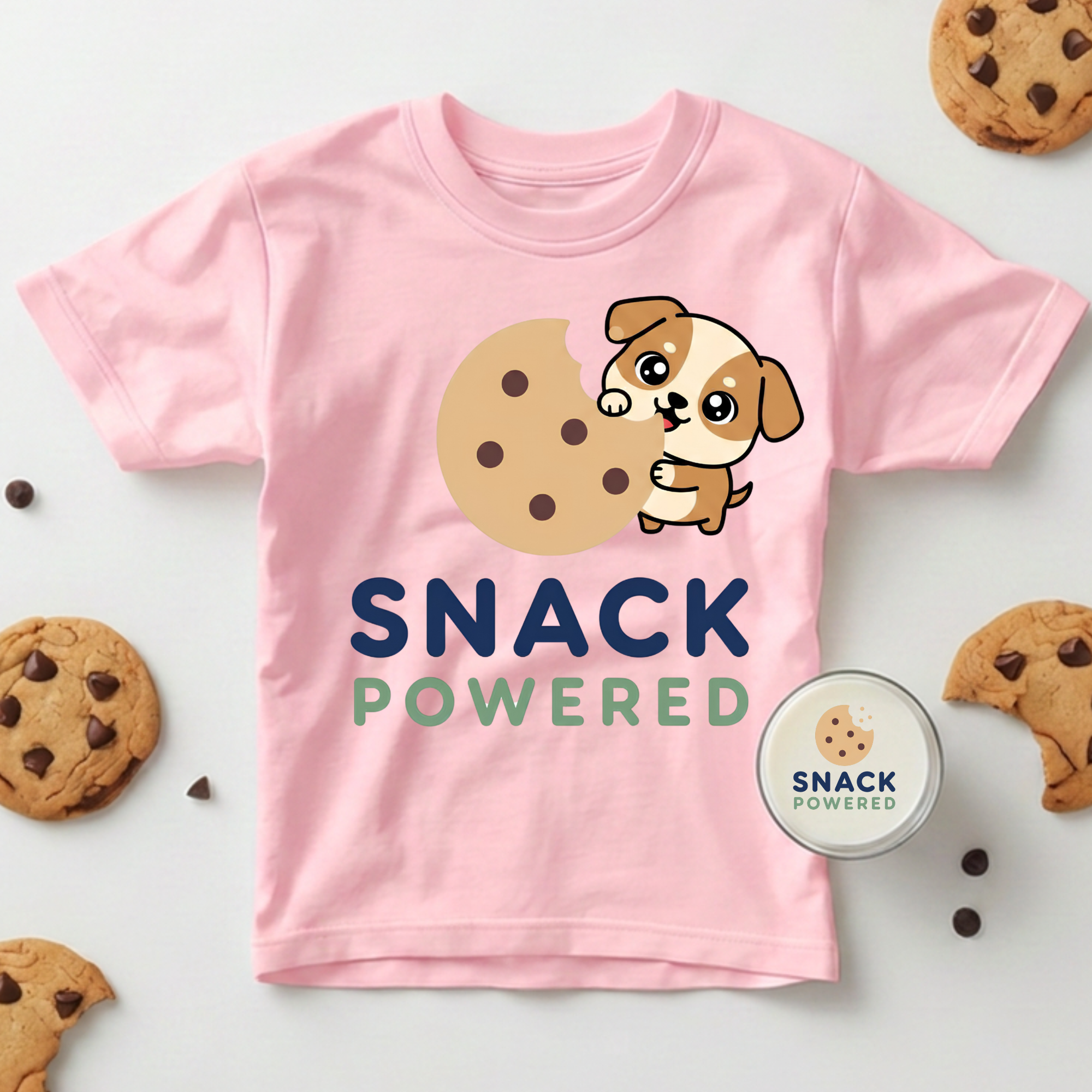 Snack Powered Dog - Toddler Short Sleeve Tee