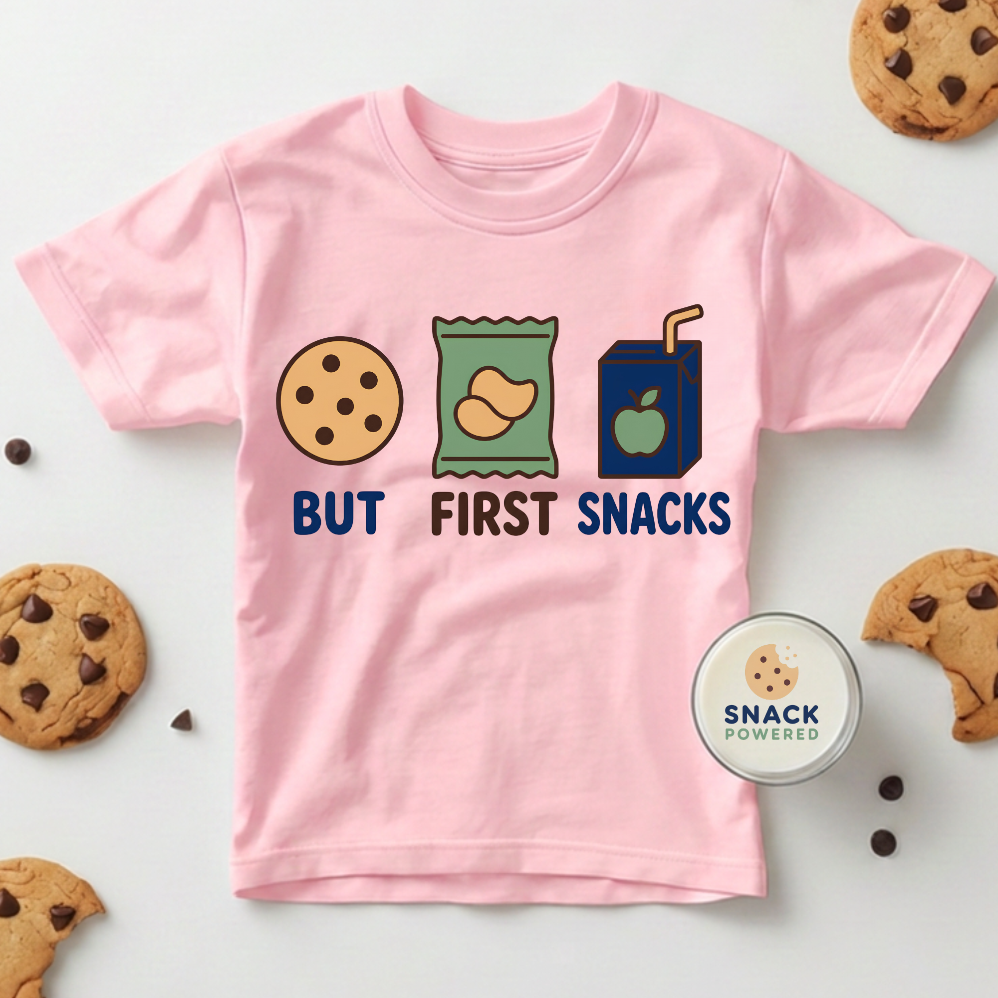 But First Snacks - Toddler Short Sleeve Tee