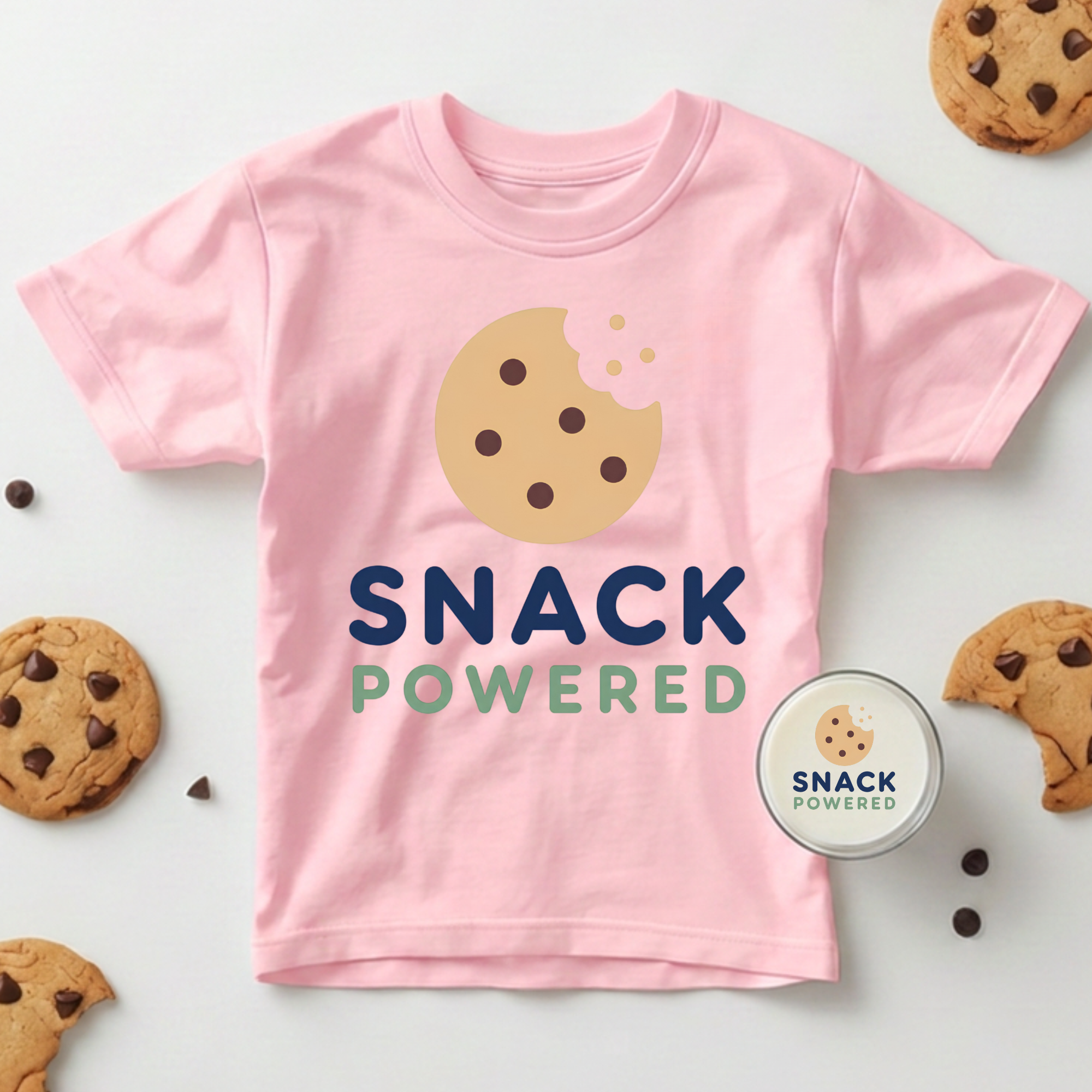 Snack Powered Toddler Short Sleeve Tee