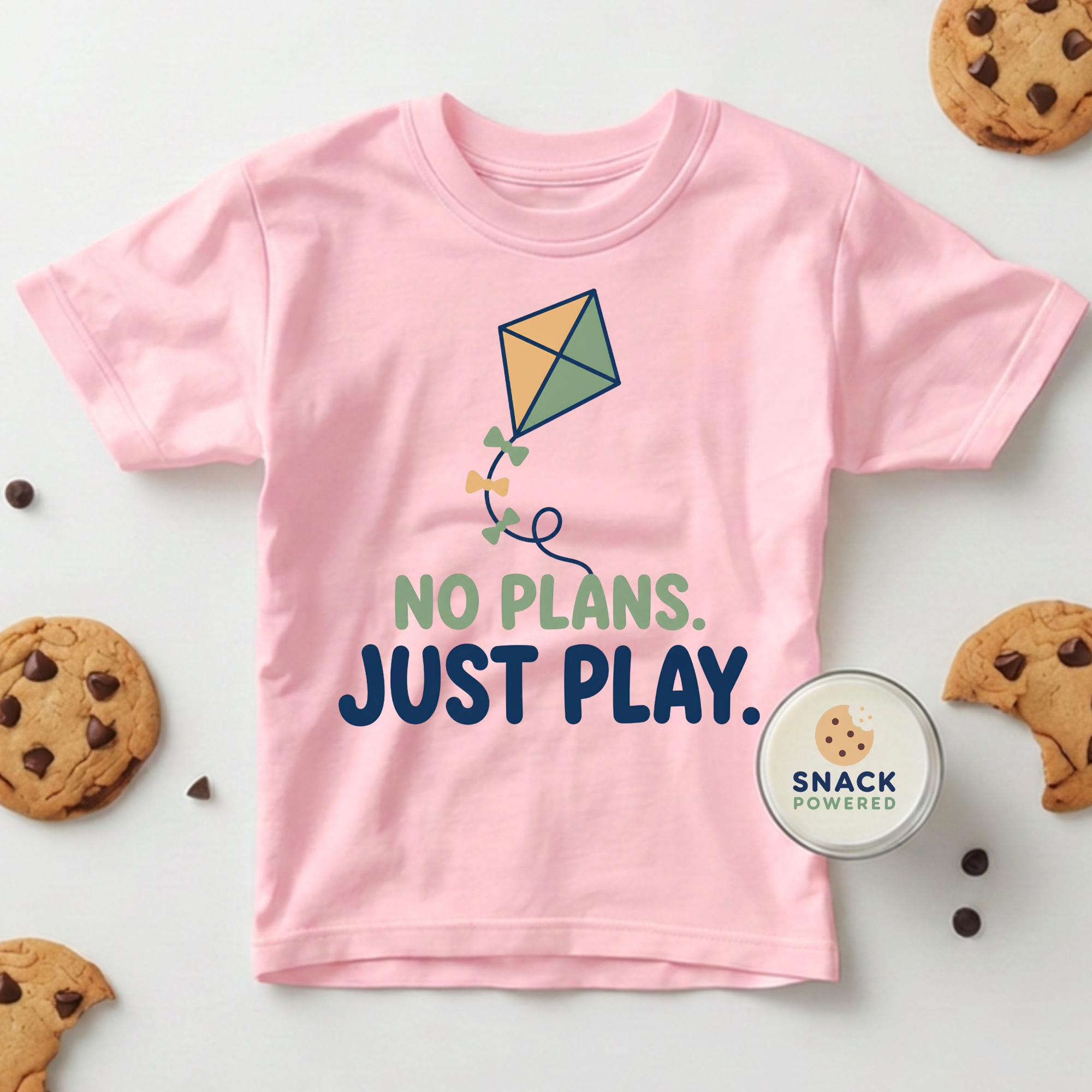 No Plans. Just Play. - Toddler Short Sleeve Tee