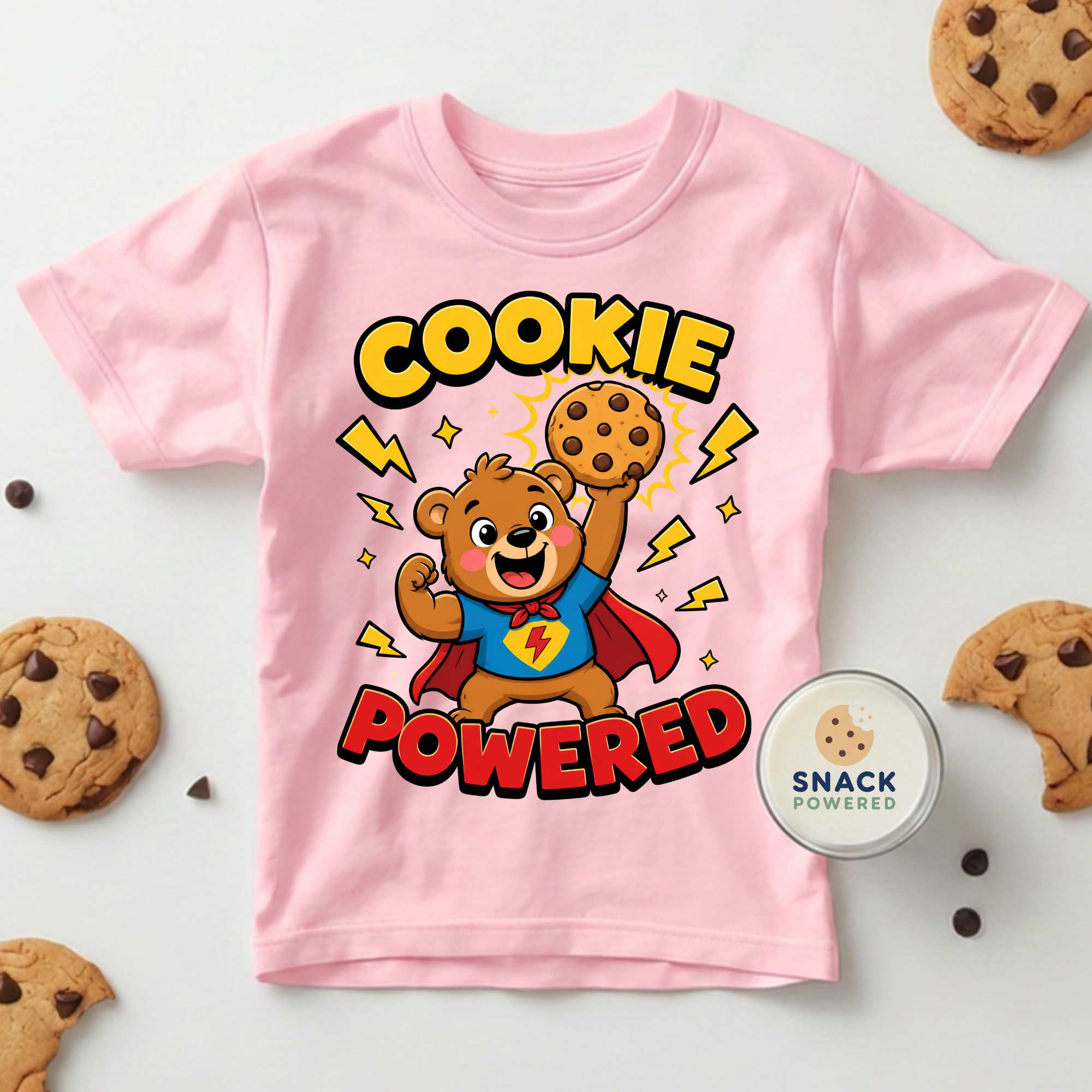 Cookie Powered - Toddler Short Sleeve Tee