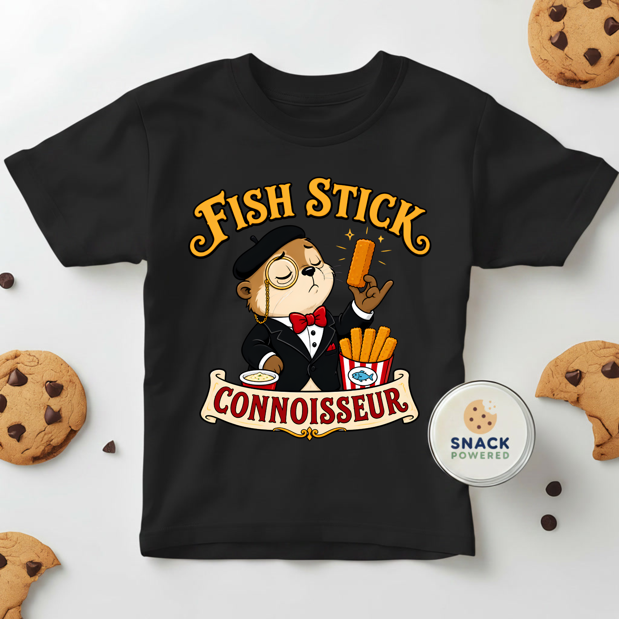 Fish Stick Connoisseur - Toddler Short Sleeve Tee