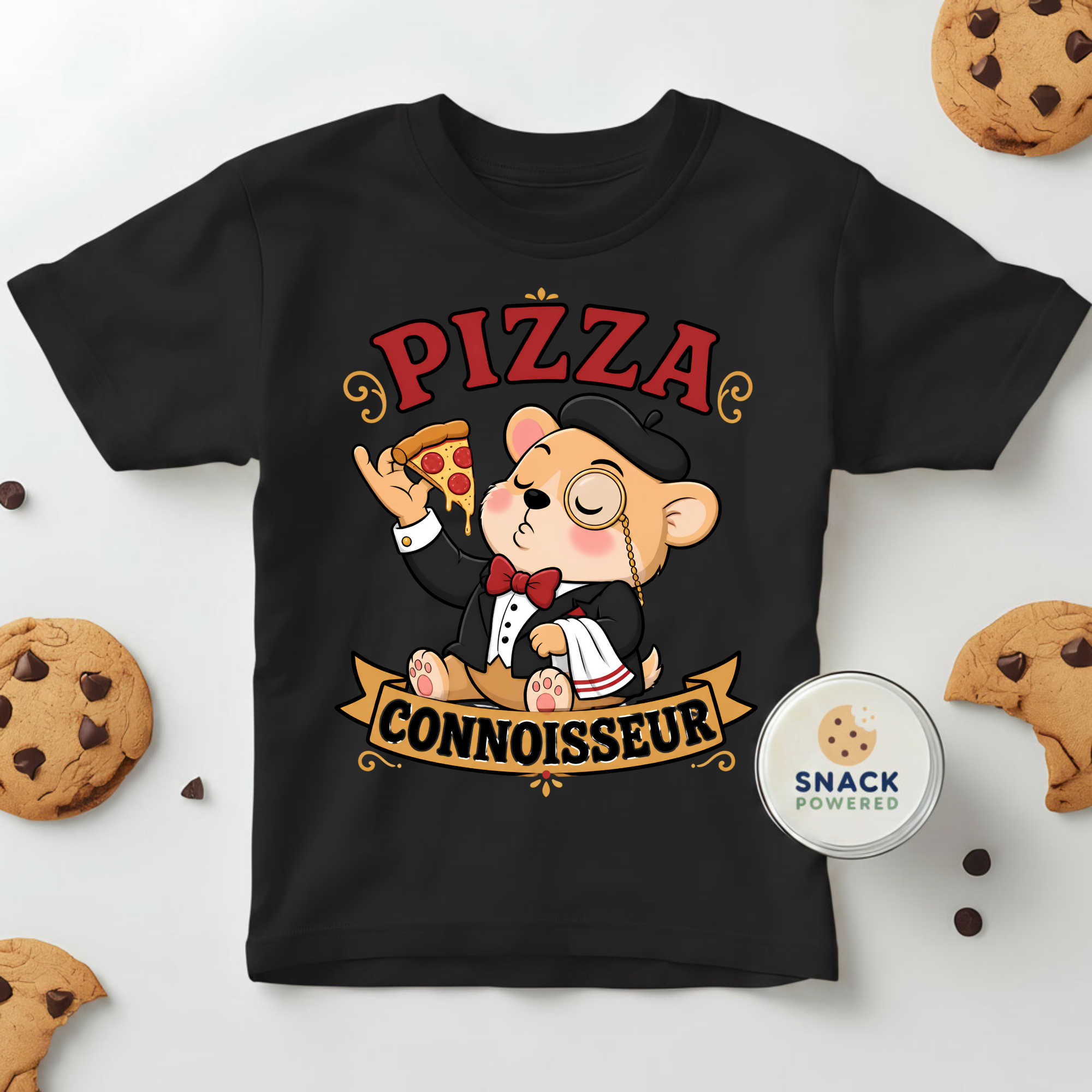 Pizza Connoisseur - Toddler Short Sleeve Tee