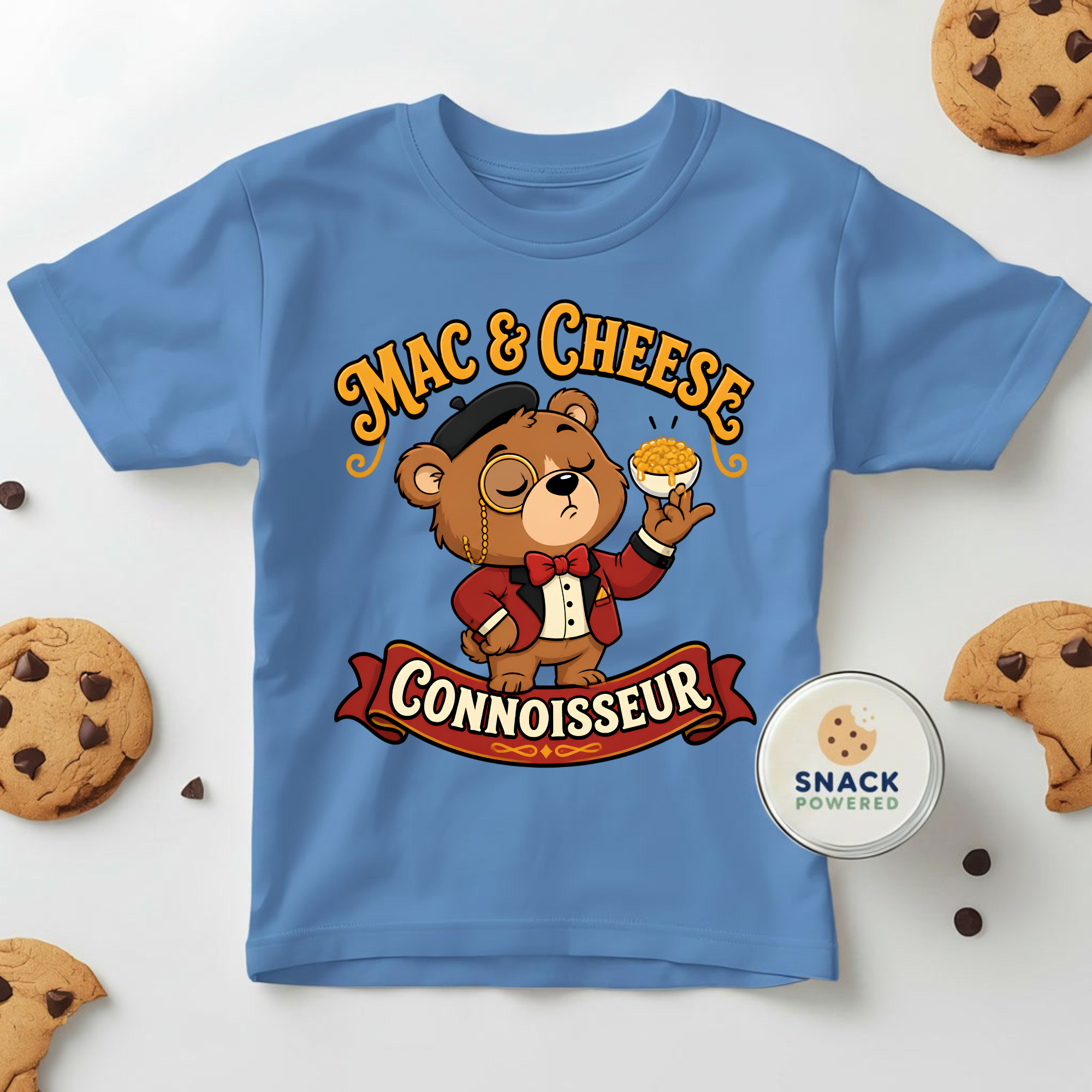 Mac & Cheese Connoisseur - Toddler Short Sleeve Tee