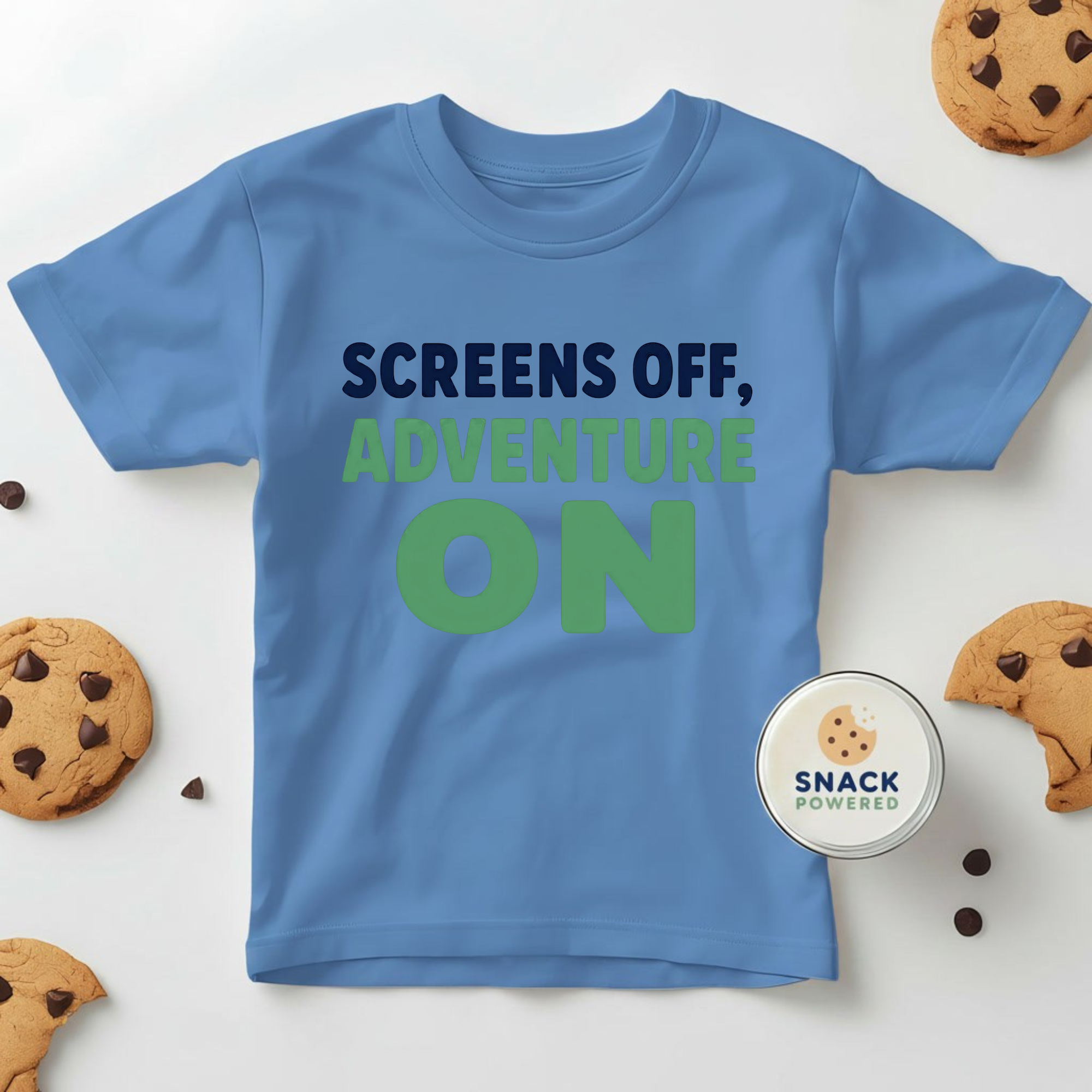 Screens off, Adventure on - Toddler Short Sleeve Tee
