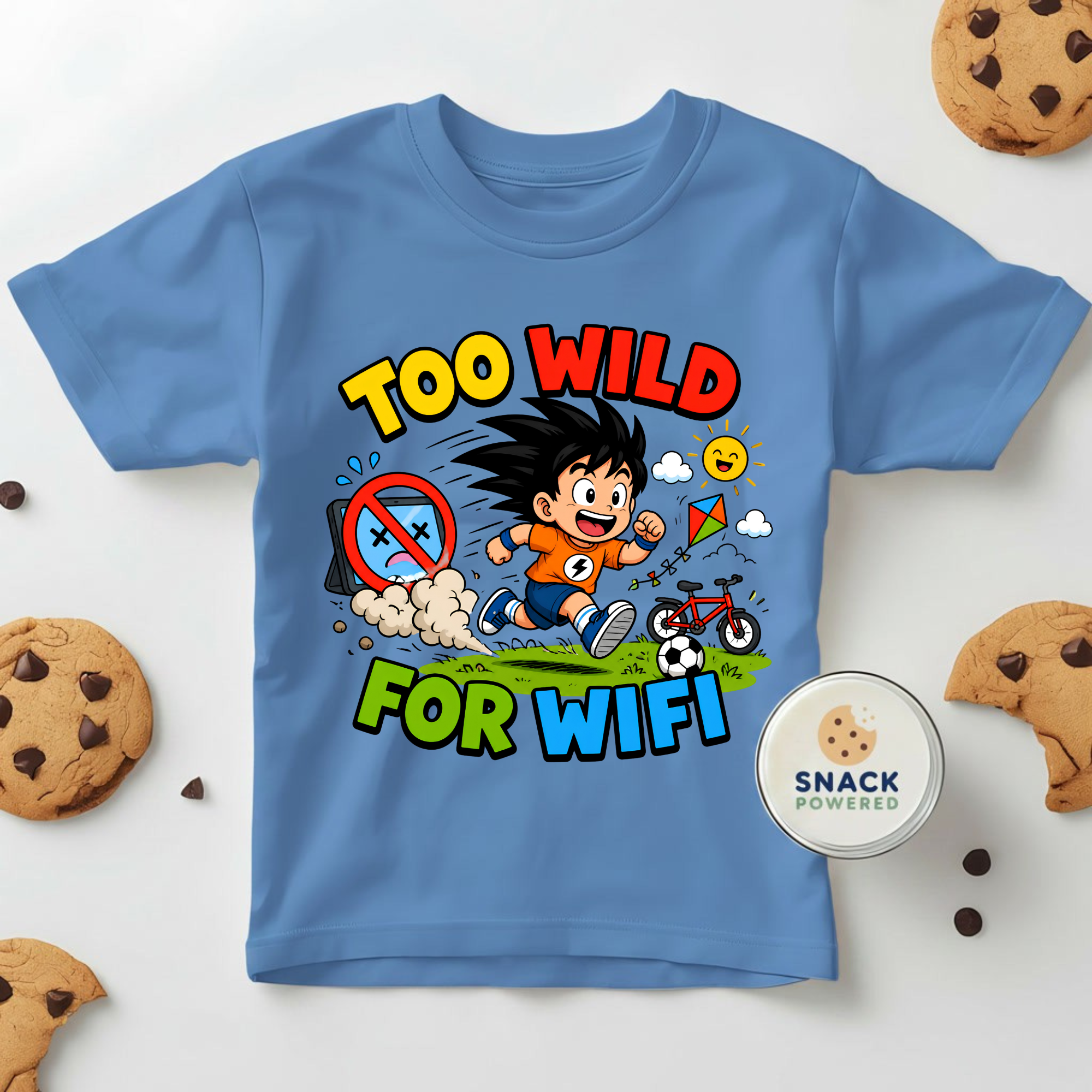 Too Wild for Wifi - Toddler Short Sleeve Tee