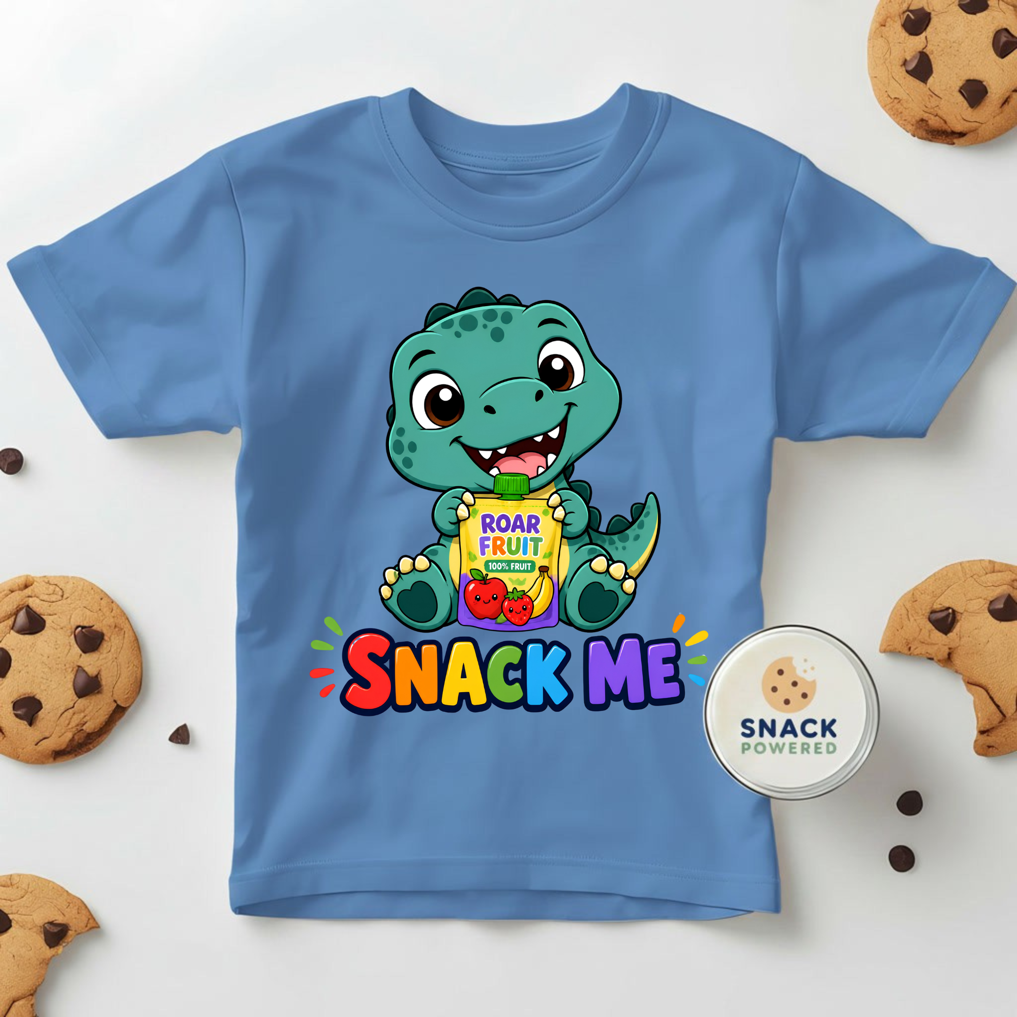 Snack Me T-Rex - Toddler Short Sleeve Tee