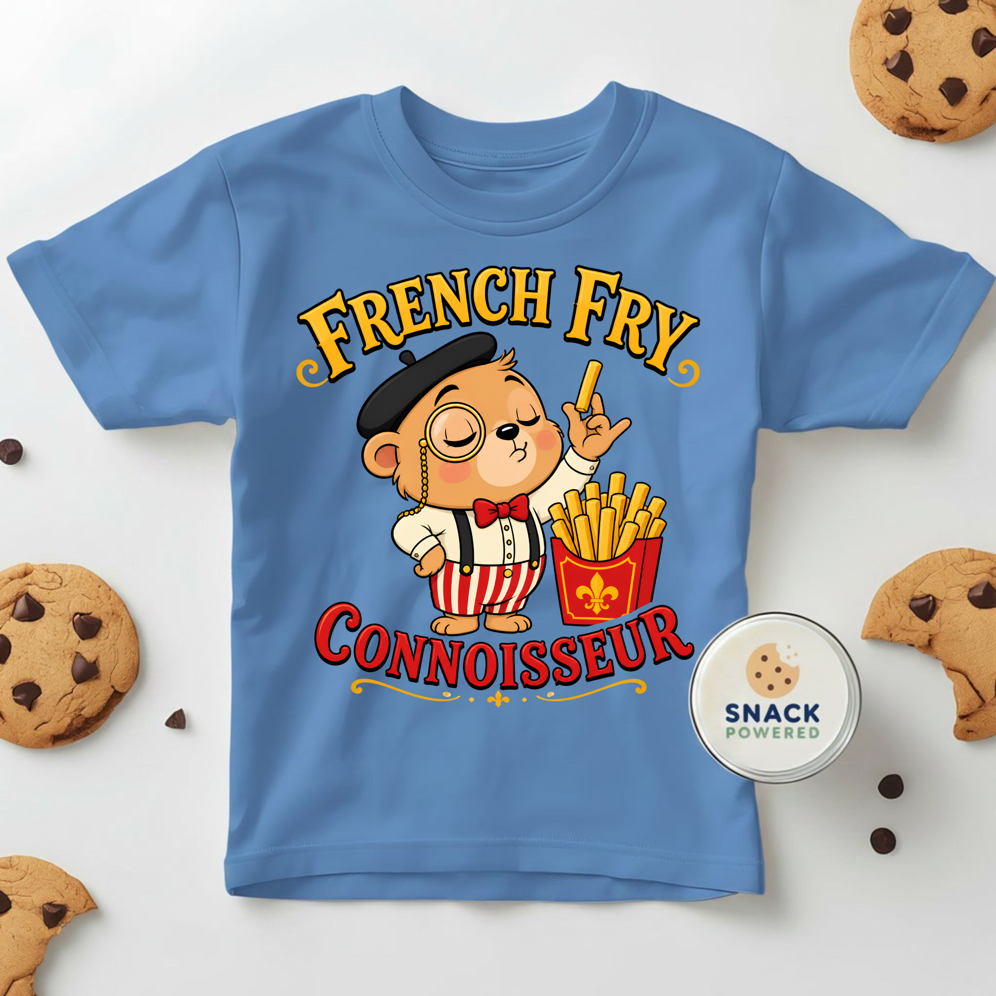 French Fry Connoisseur - Toddler Short Sleeve Tee