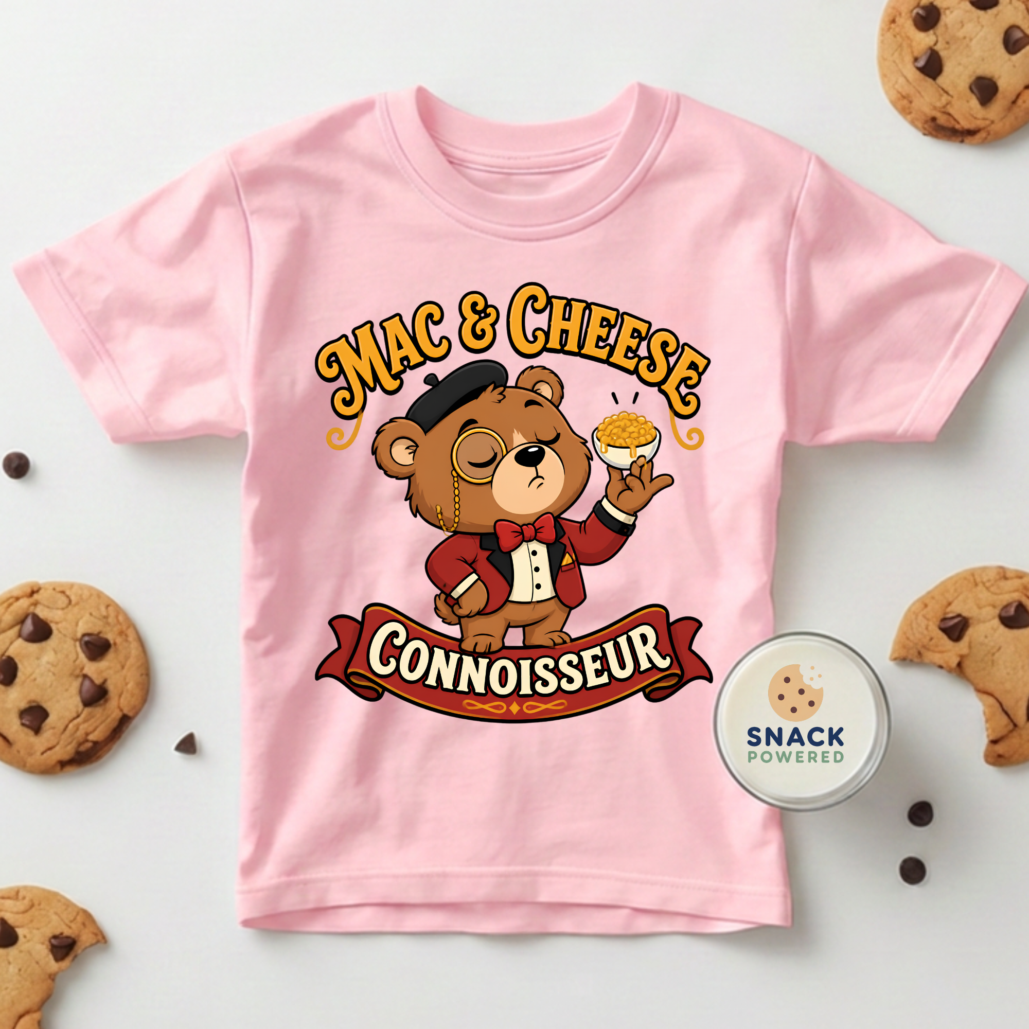 Mac & Cheese Connoisseur - Toddler Short Sleeve Tee