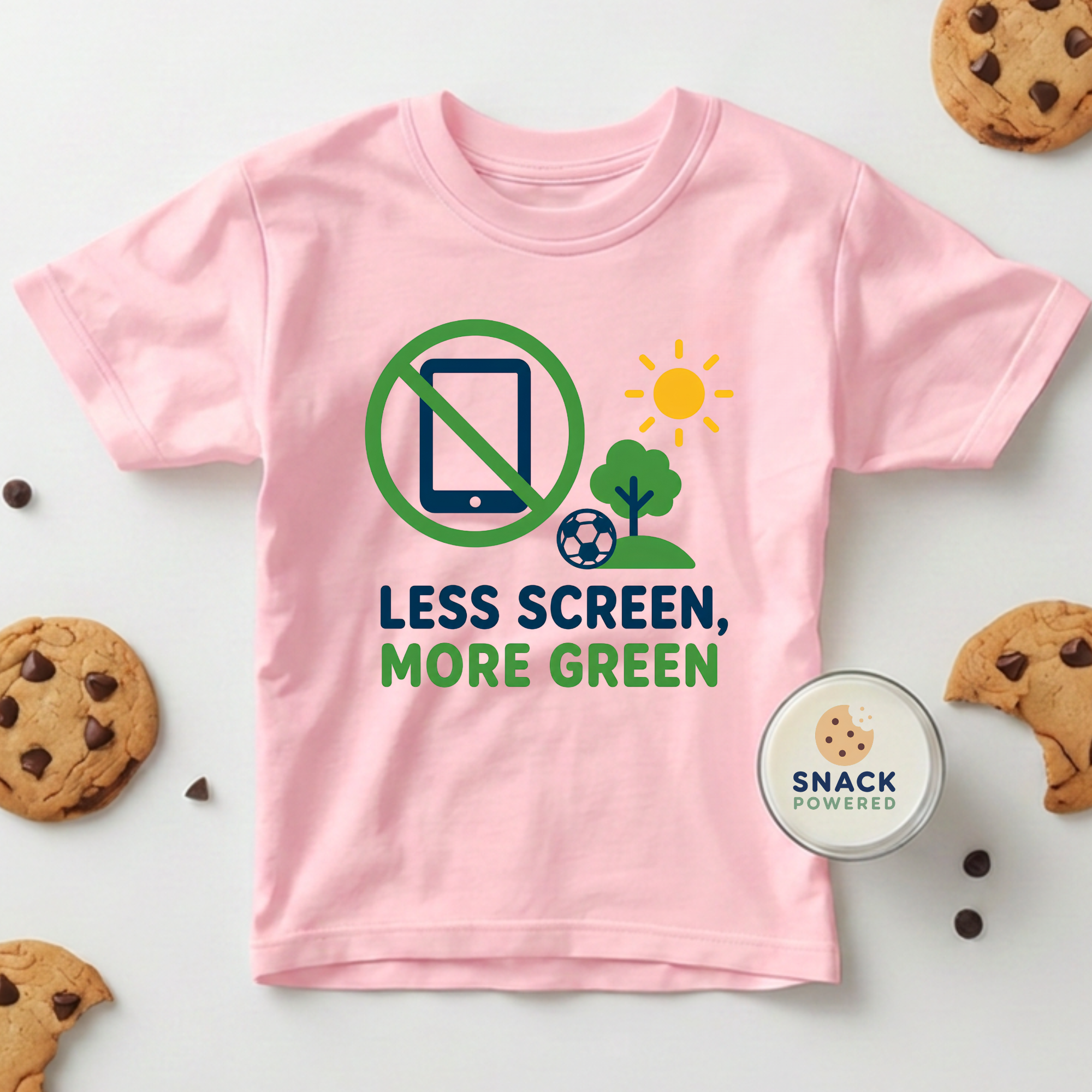 Less Screen, More Green - Toddler Short Sleeve Tee
