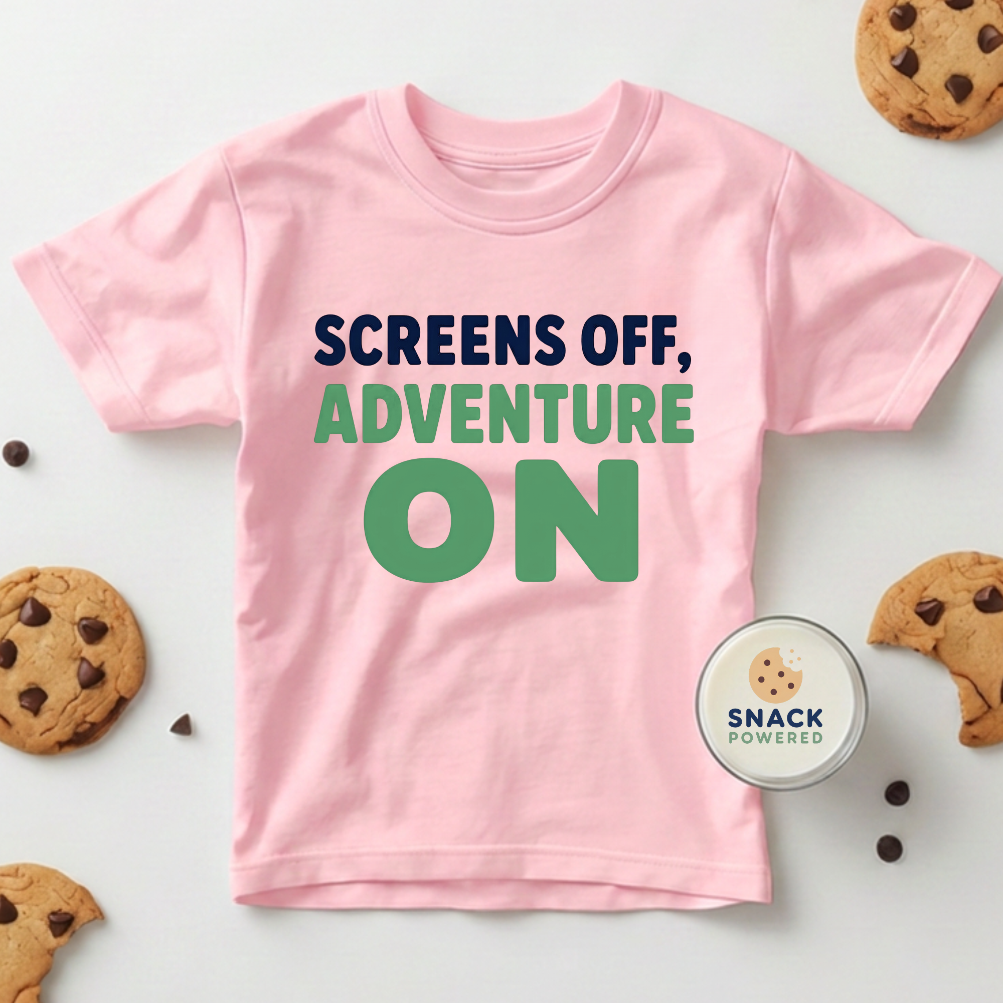 Screens off, Adventure on - Toddler Short Sleeve Tee