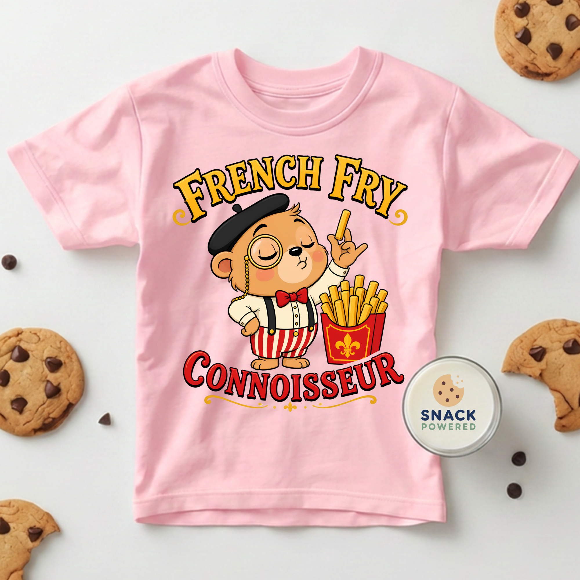 French Fry Connoisseur - Toddler Short Sleeve Tee