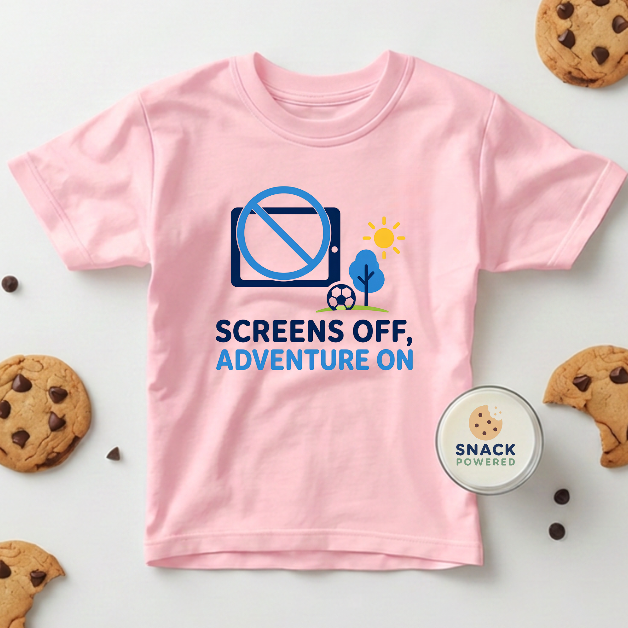 Screen off, Adventure on - Toddler Short Sleeve Tee