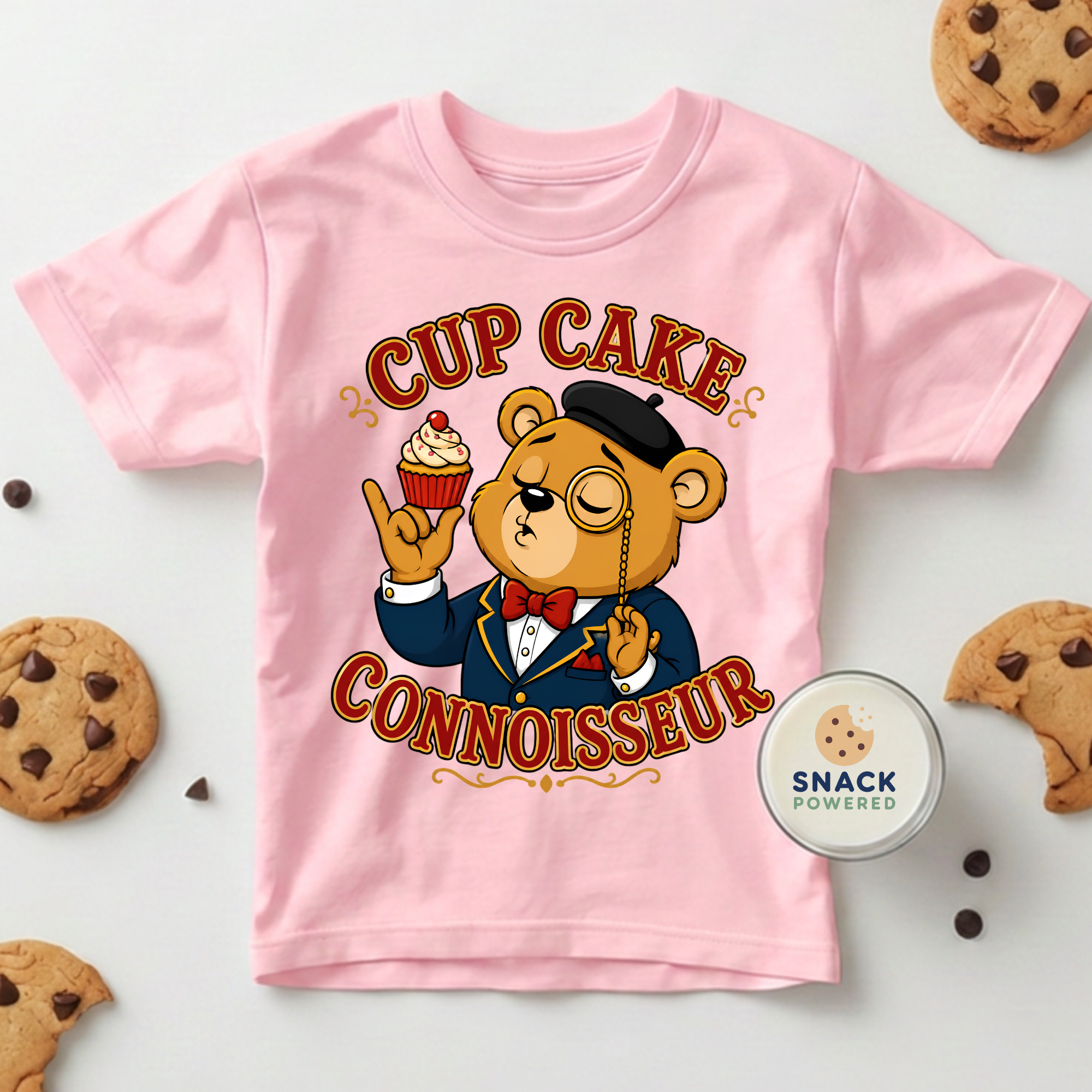 Cup Cake Connoisseur - Toddler Short Sleeve Tee