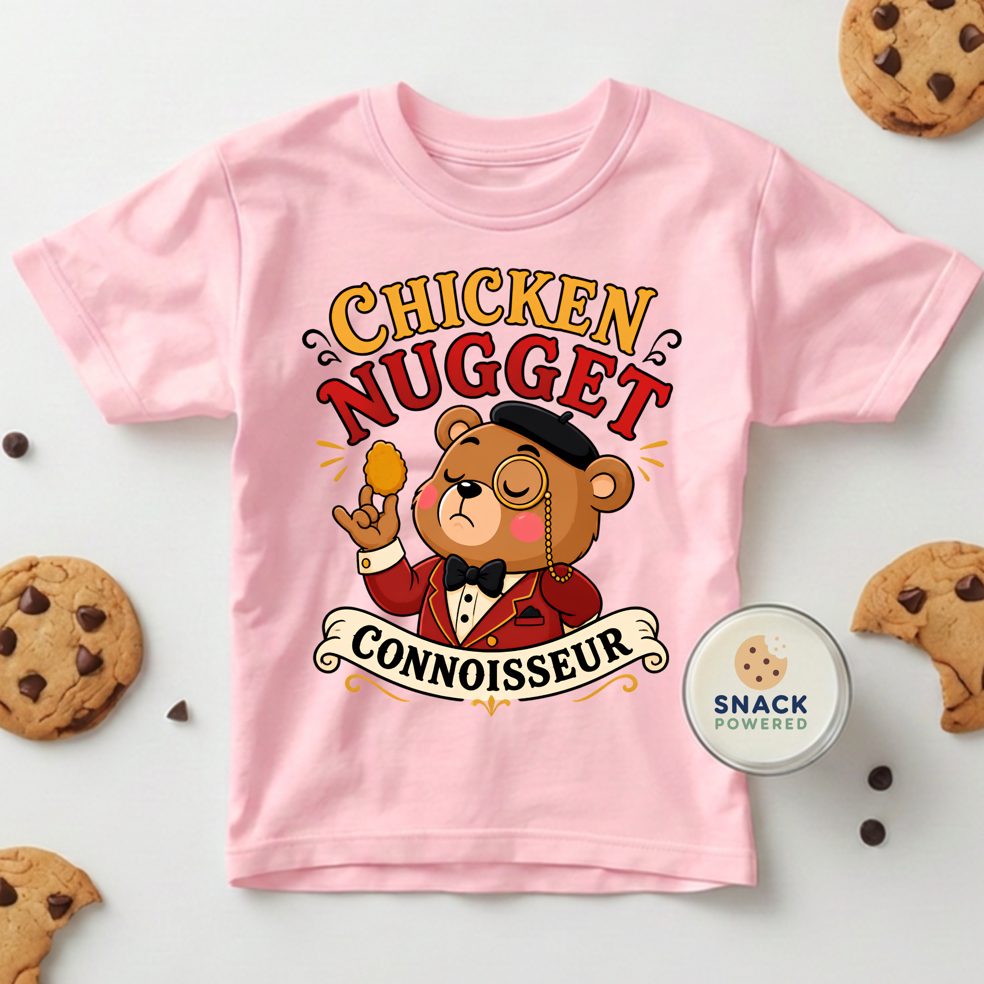 Chicken Nugget Connoisseur - Toddler Short Sleeve Tee