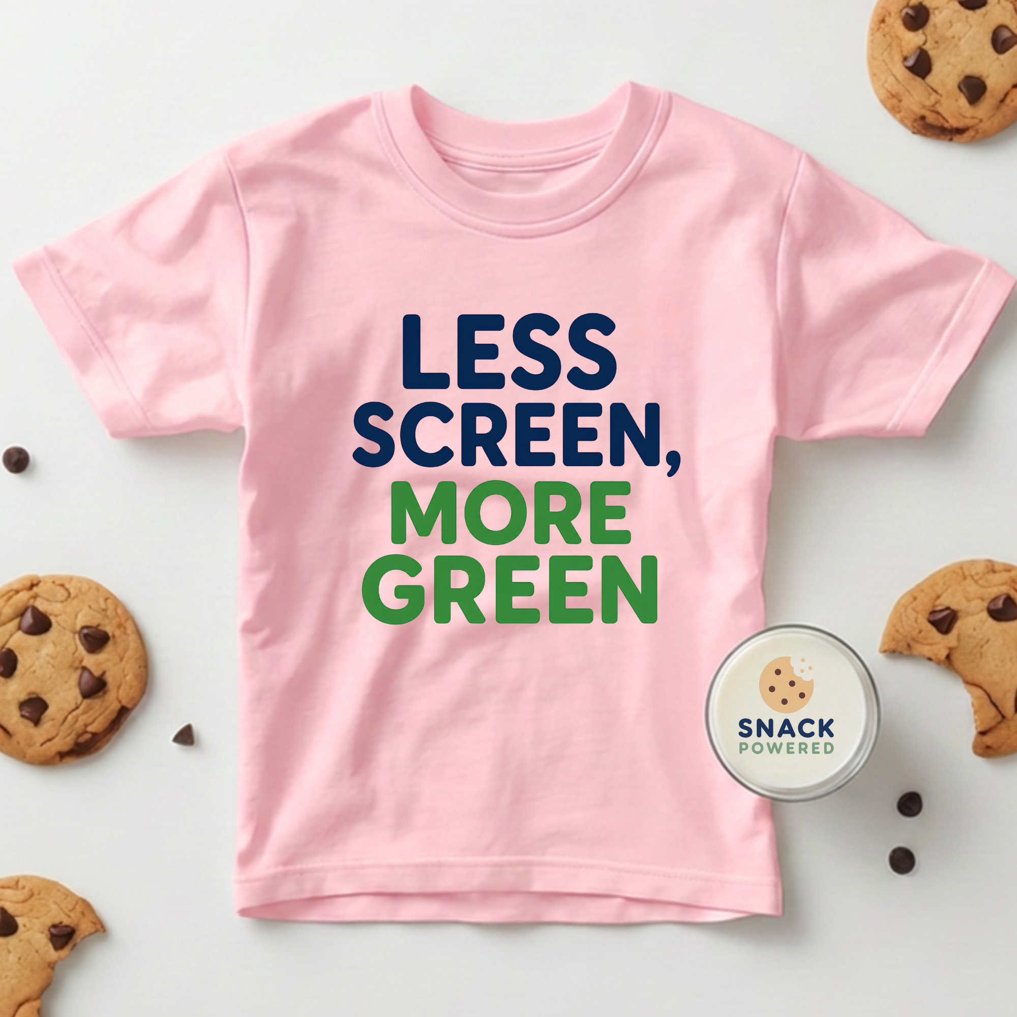 Less Screen, More Green - Toddler Short Sleeve Tee