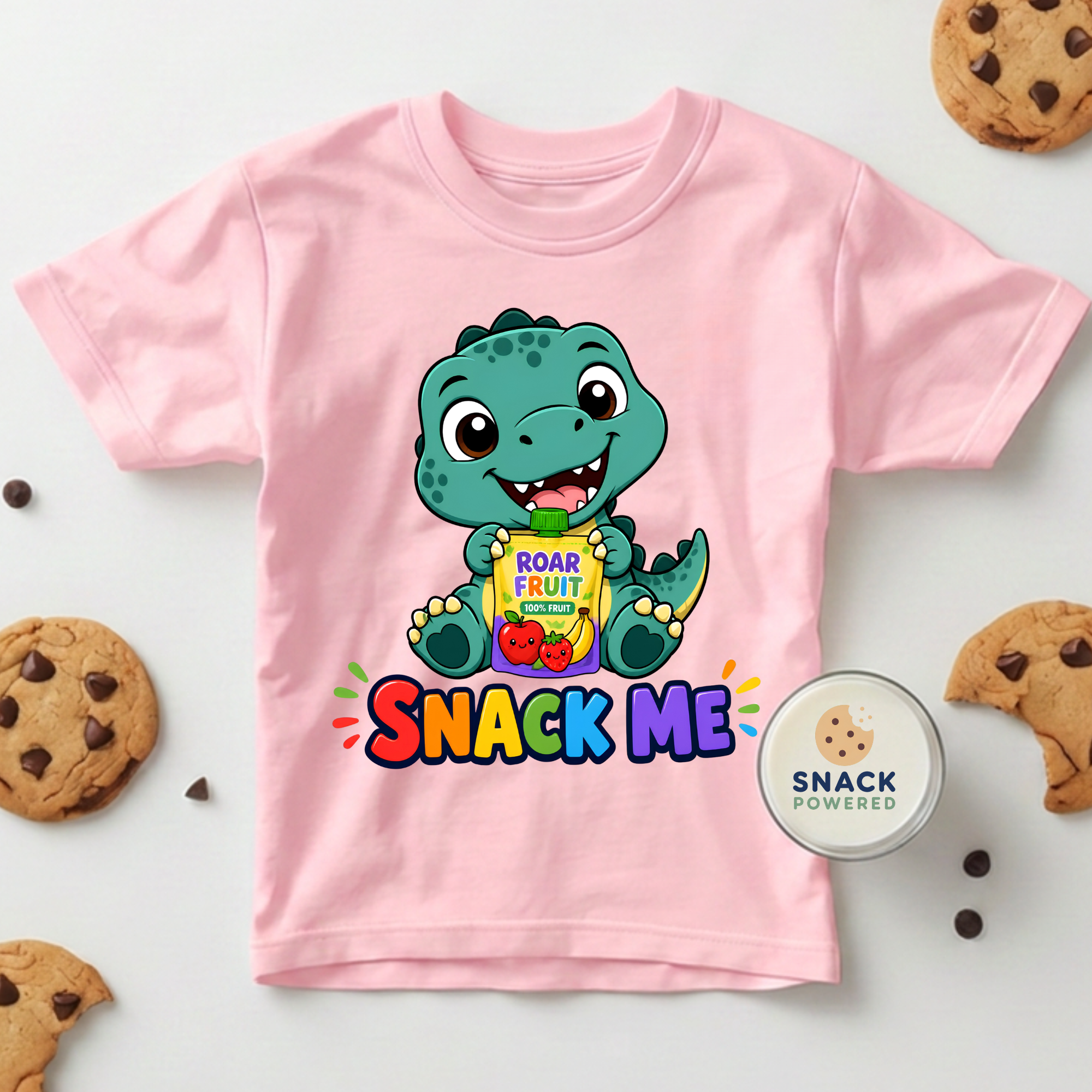 Snack Me T-Rex - Toddler Short Sleeve Tee