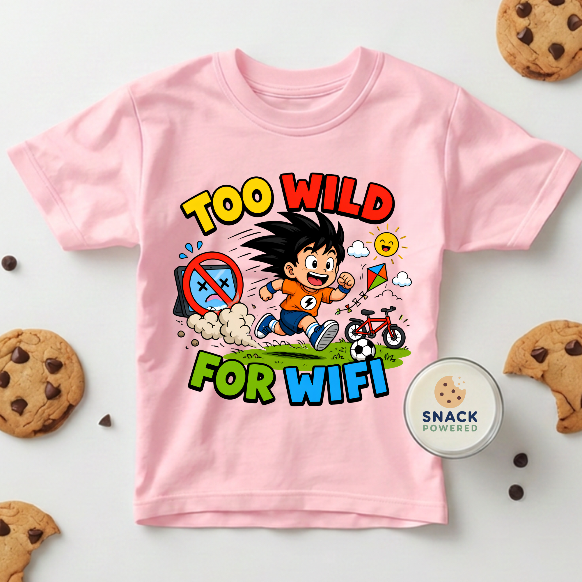 Too Wild for Wifi - Toddler Short Sleeve Tee
