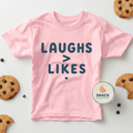 Laughs Over Likes Toddler T-Shirt – Funny Kids Graphic Tee, Ages 2–5