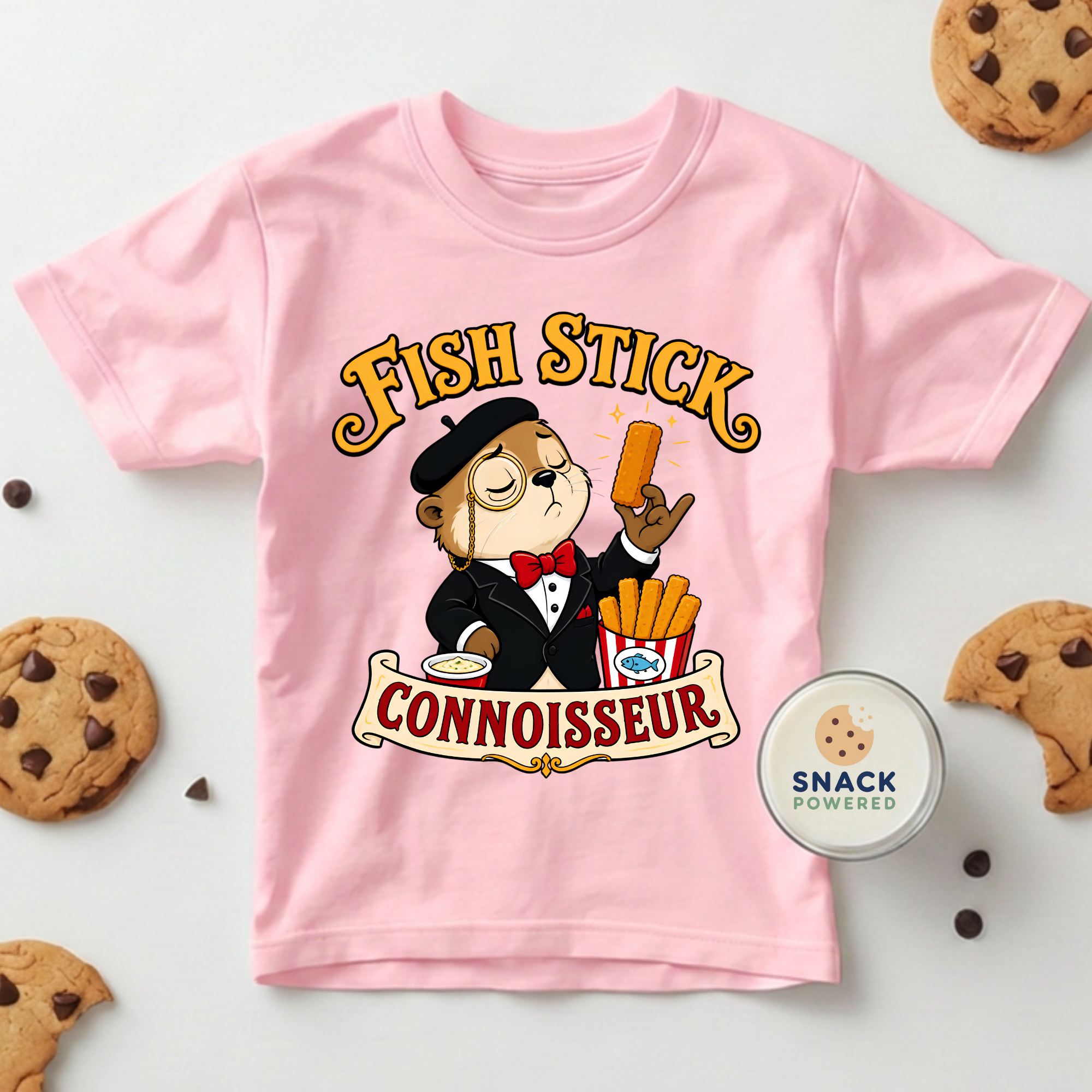 Fish Stick Connoisseur - Toddler Short Sleeve Tee