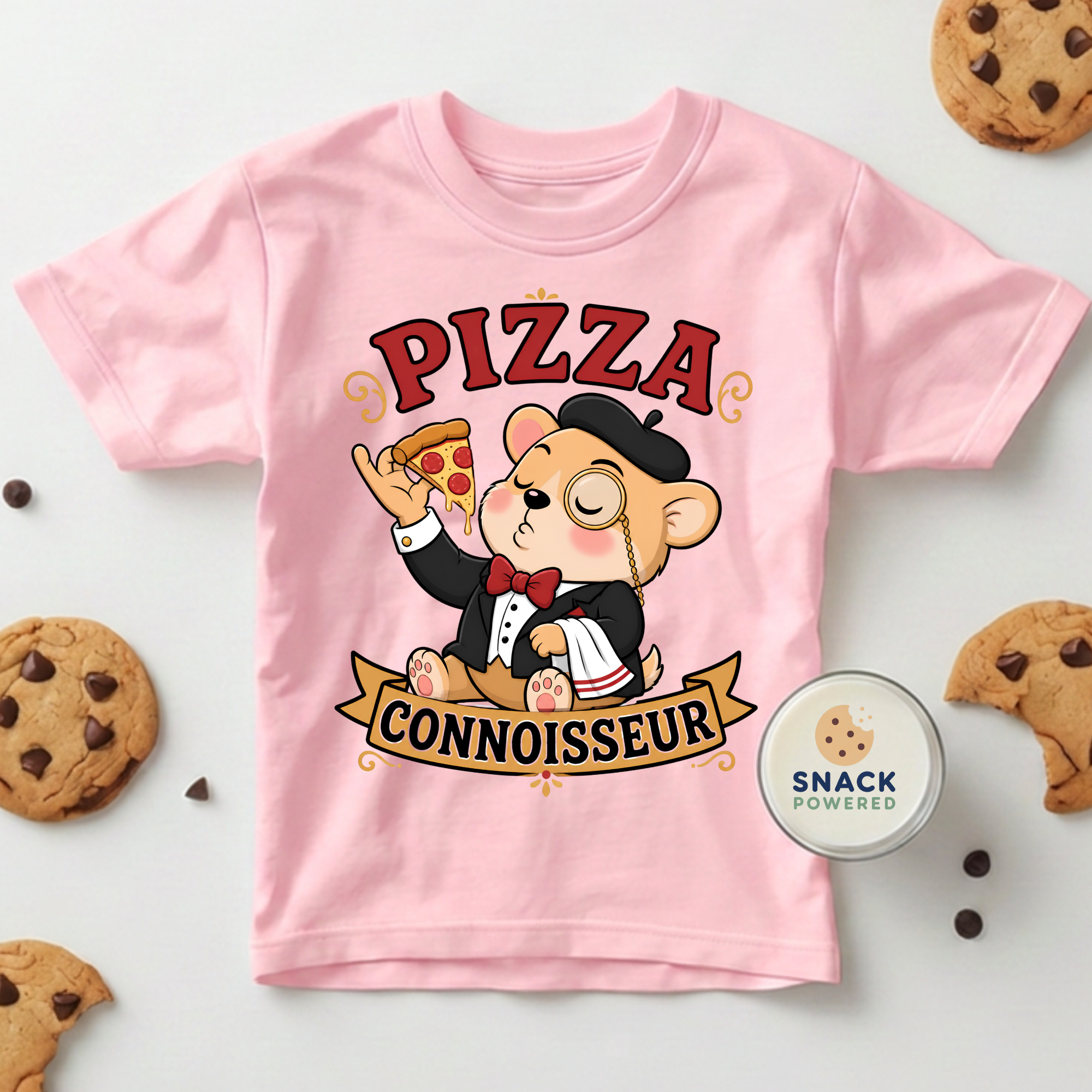 Pizza Connoisseur - Toddler Short Sleeve Tee