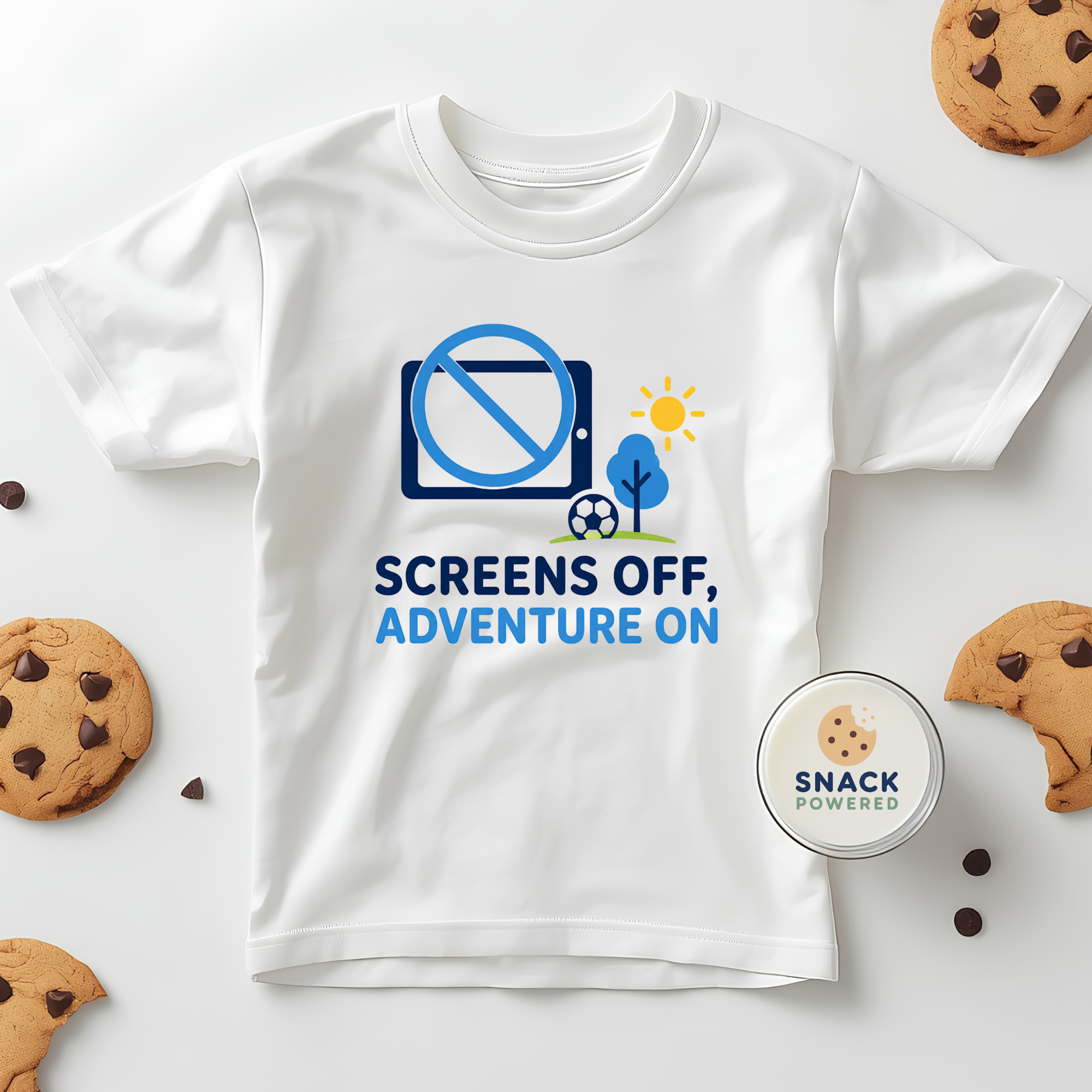 Screen off, Adventure on - Toddler Short Sleeve Tee