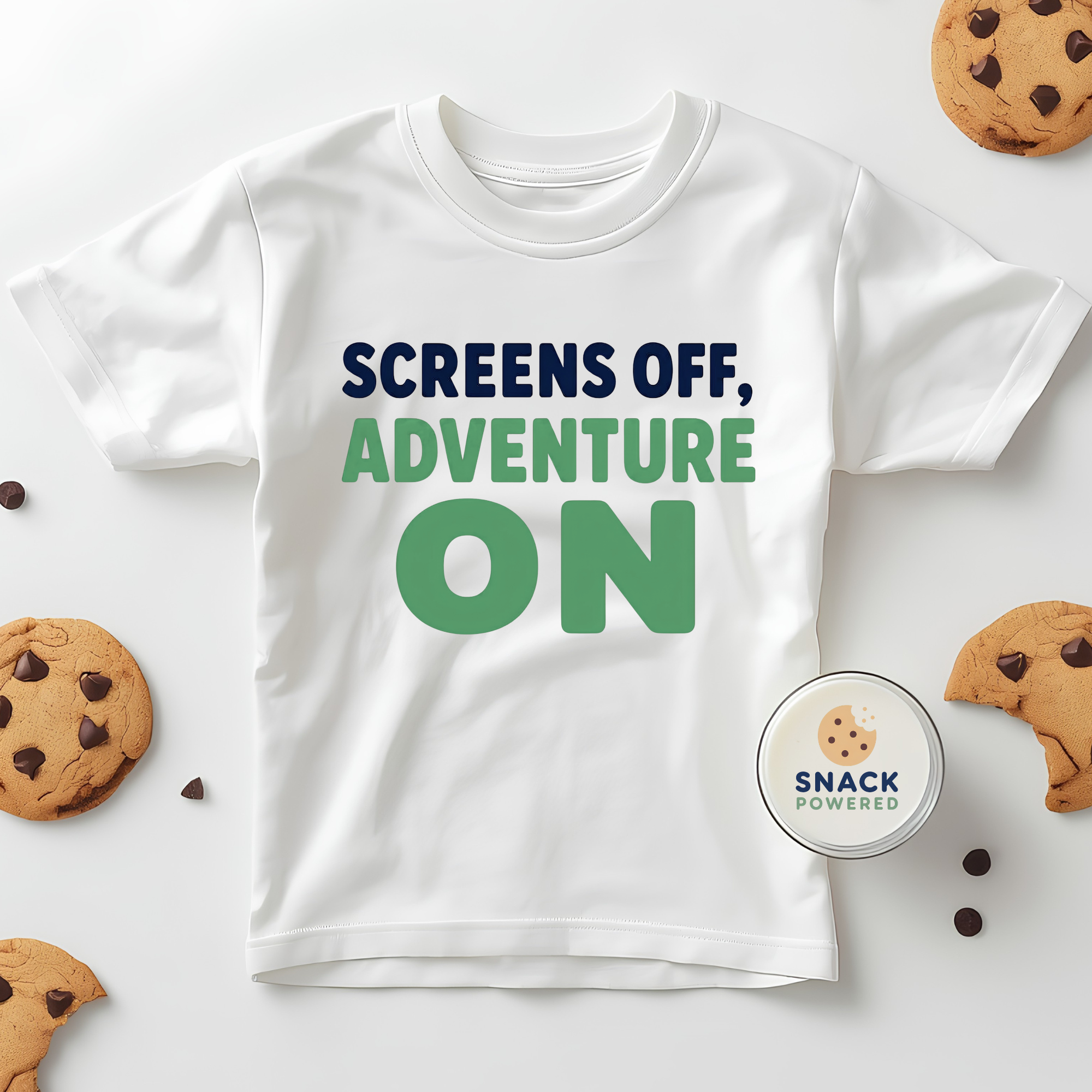 Screens off, Adventure on - Toddler Short Sleeve Tee