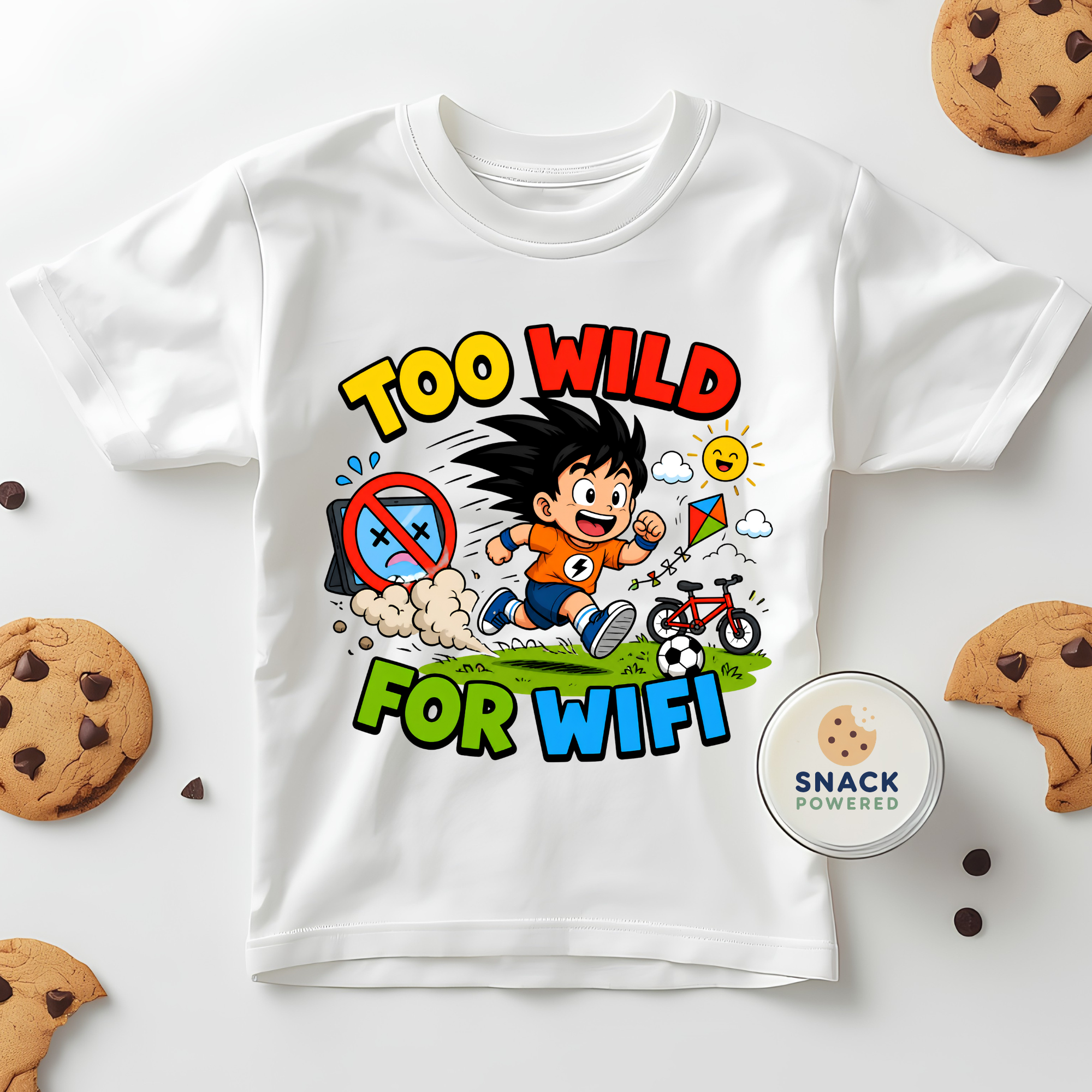 Too Wild for Wifi - Toddler Short Sleeve Tee