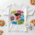 Too Wild for WIFI - Toddler Short Sleeve Tee