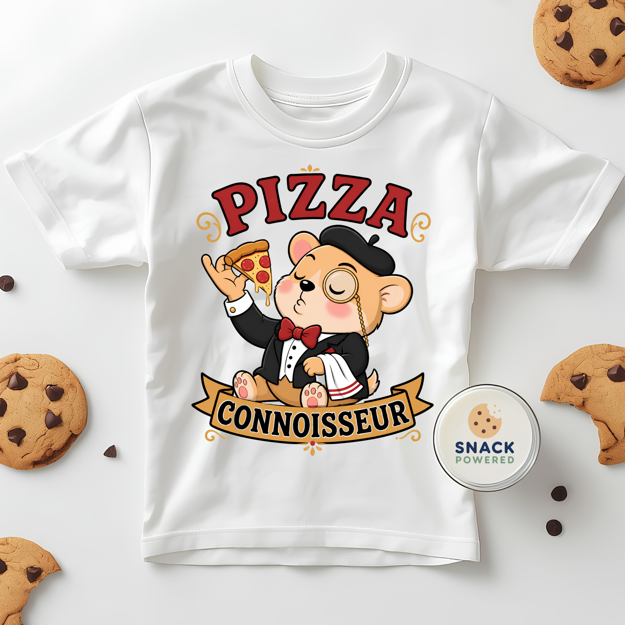 Pizza Connoisseur - Toddler Short Sleeve Tee